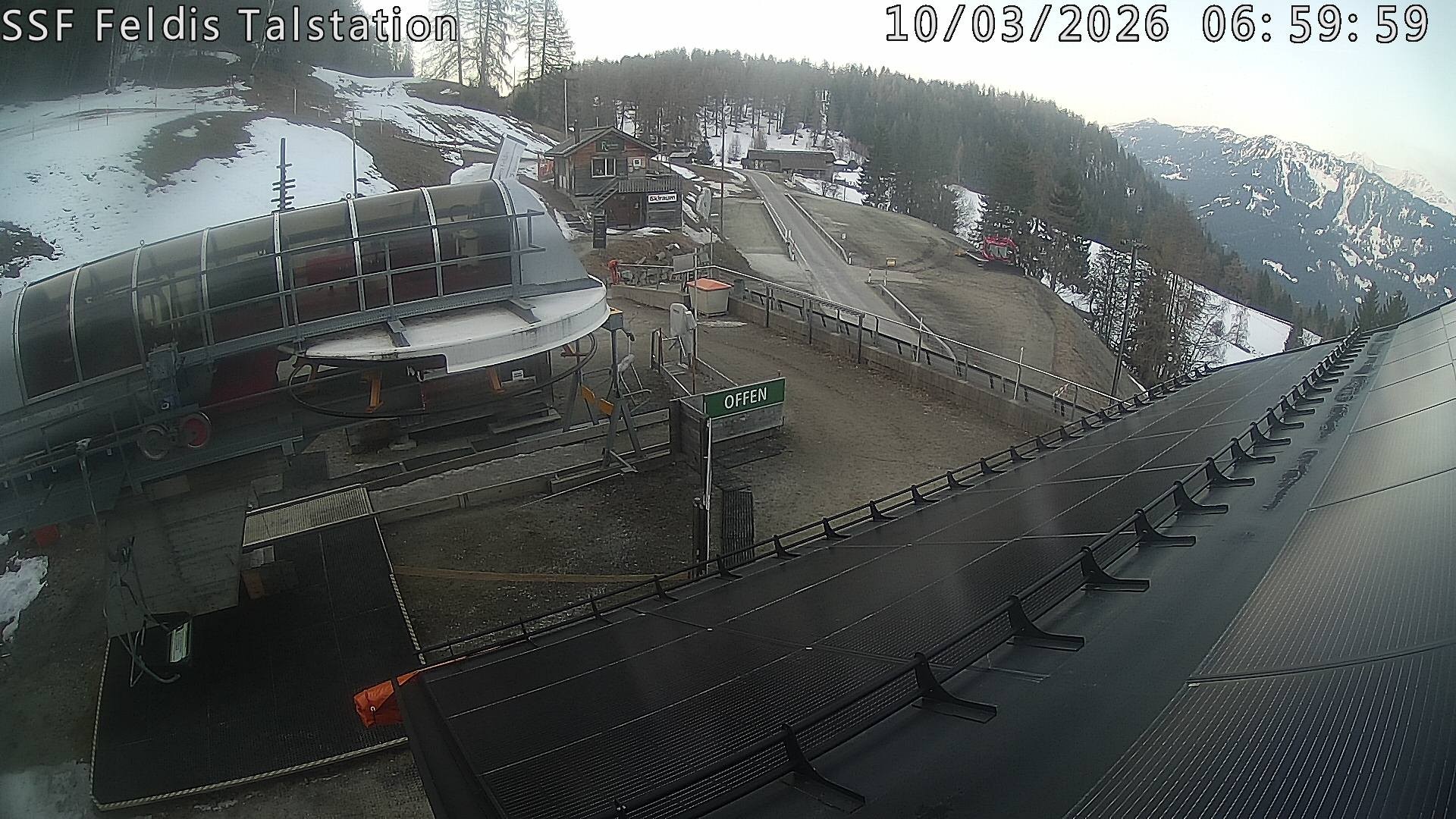 Archiv Foto Webcam Talstation Feldis/ Veulden