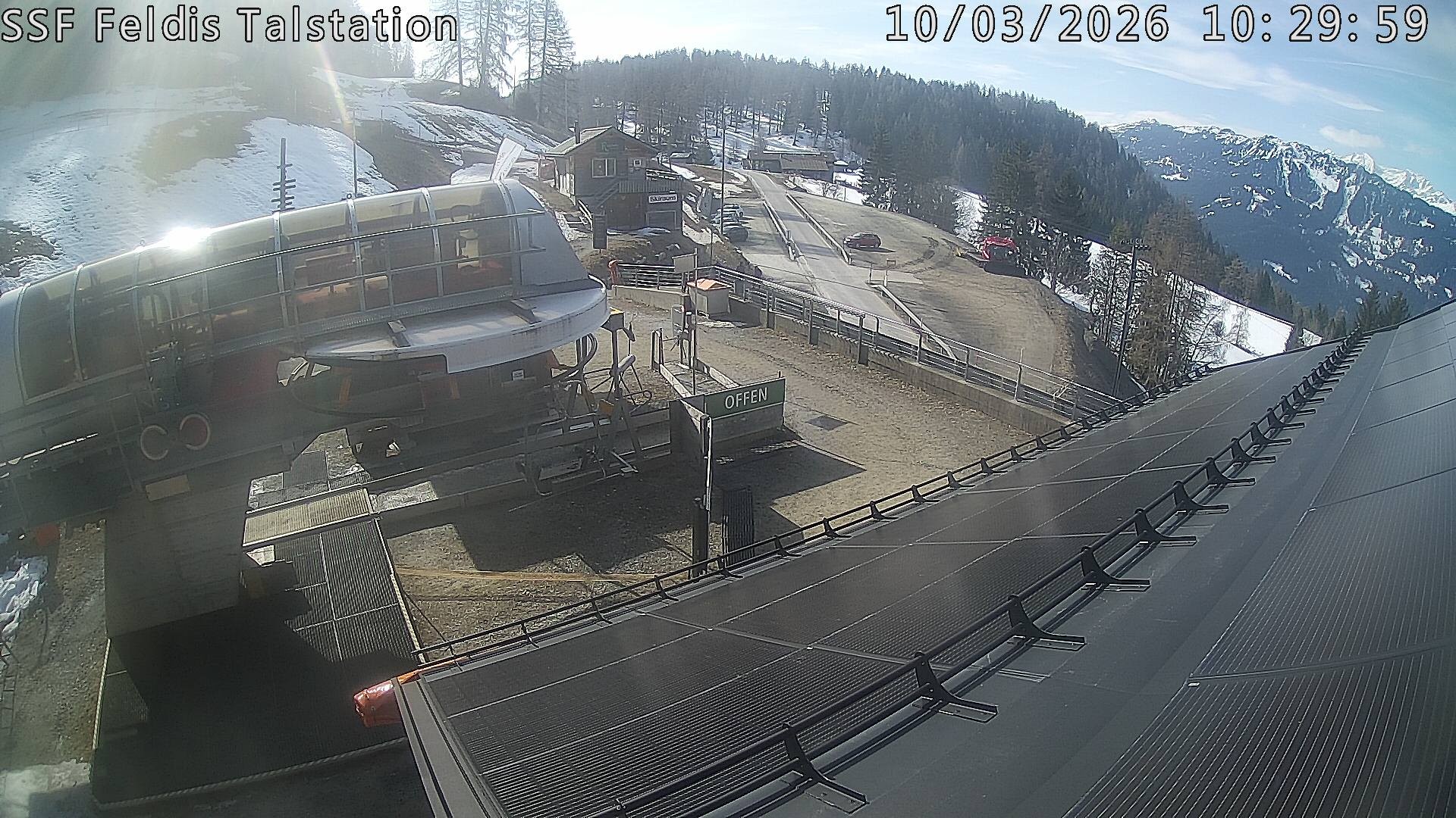 Archiv Foto Webcam Talstation Feldis/ Veulden