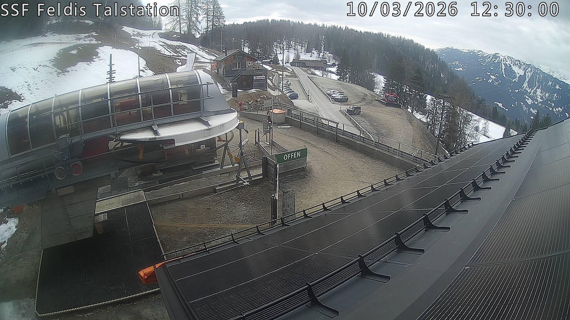 Archiv Foto Webcam Talstation Feldis/ Veulden