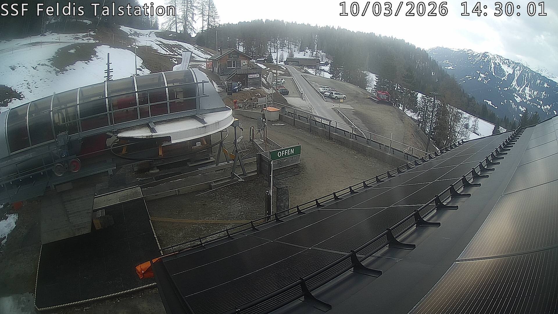 Archiv Foto Webcam Talstation Feldis/ Veulden