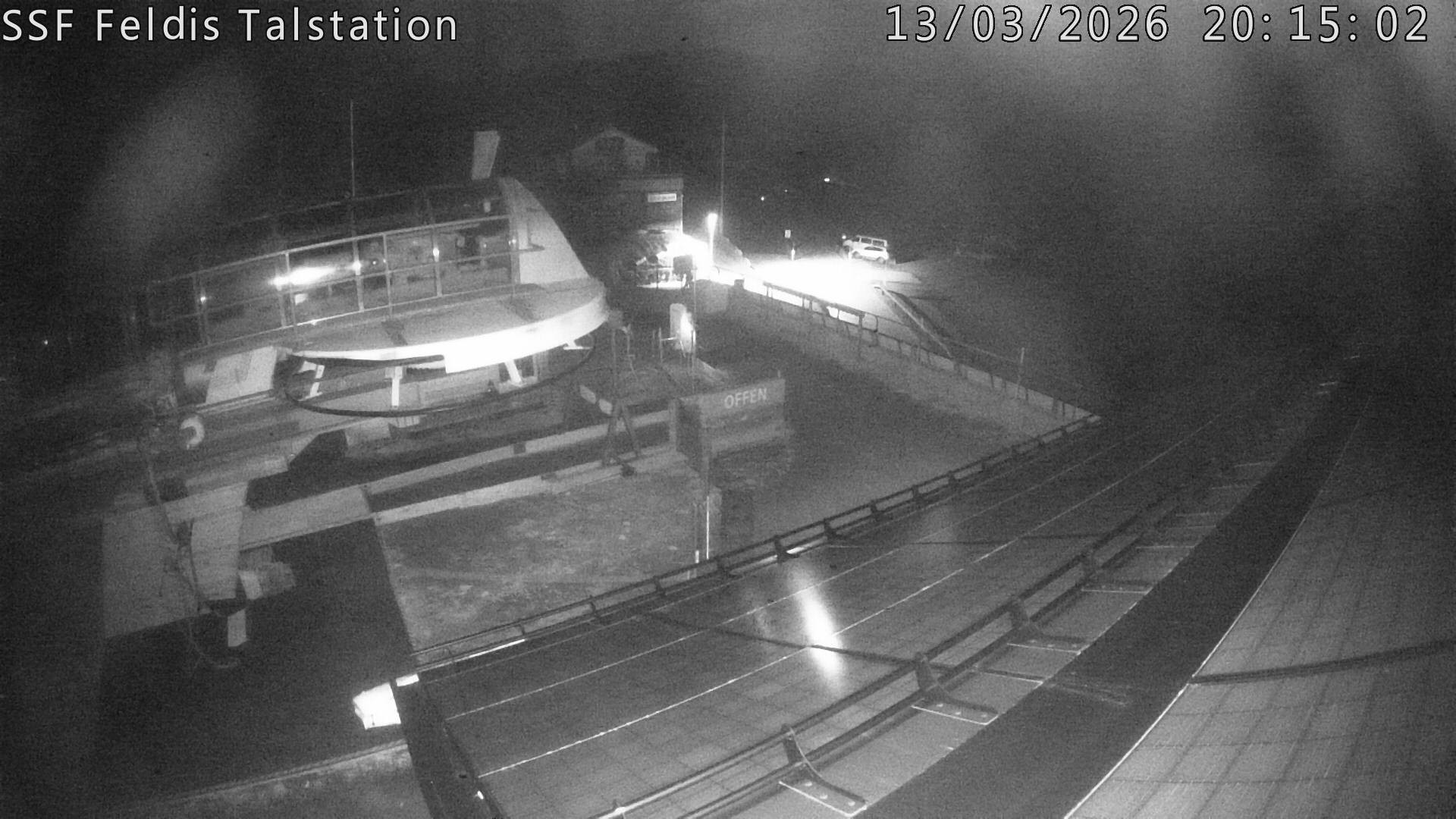 Archived image Webcam Valley station Feldis