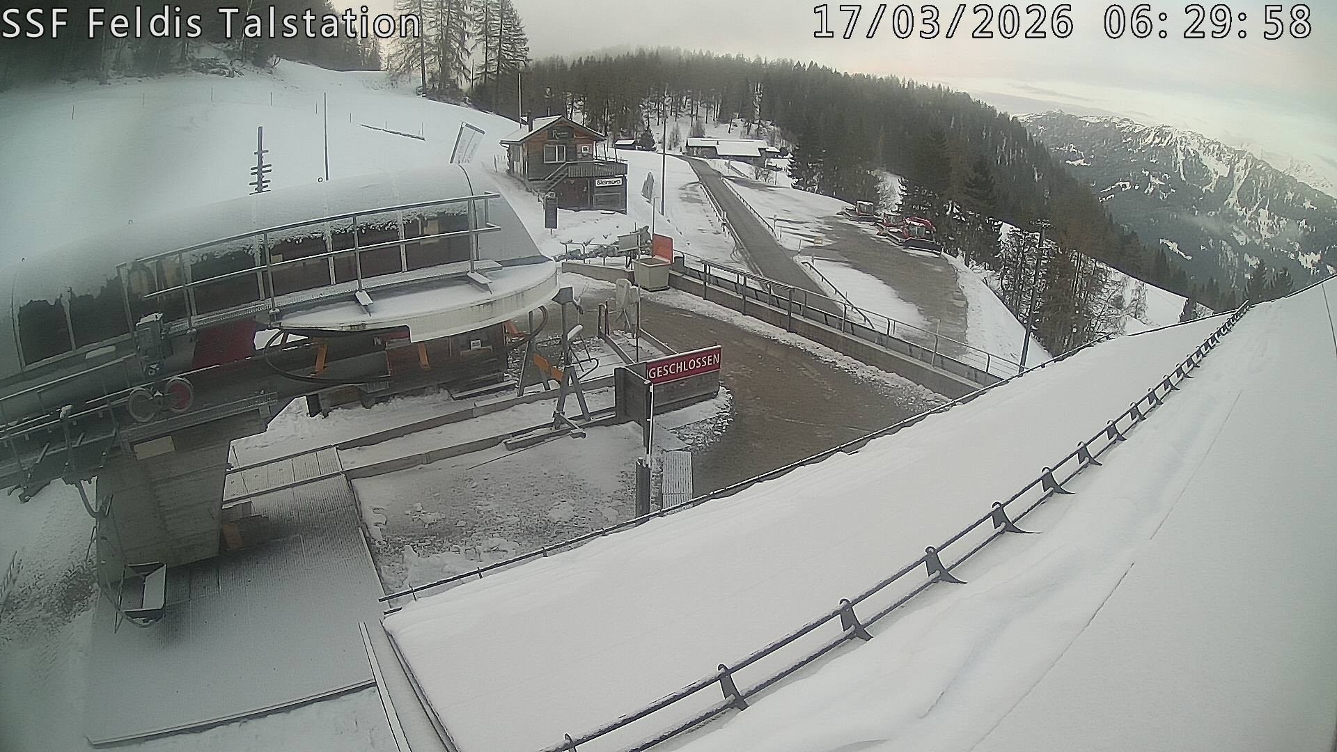 Archiv Foto Webcam Talstation Feldis/ Veulden