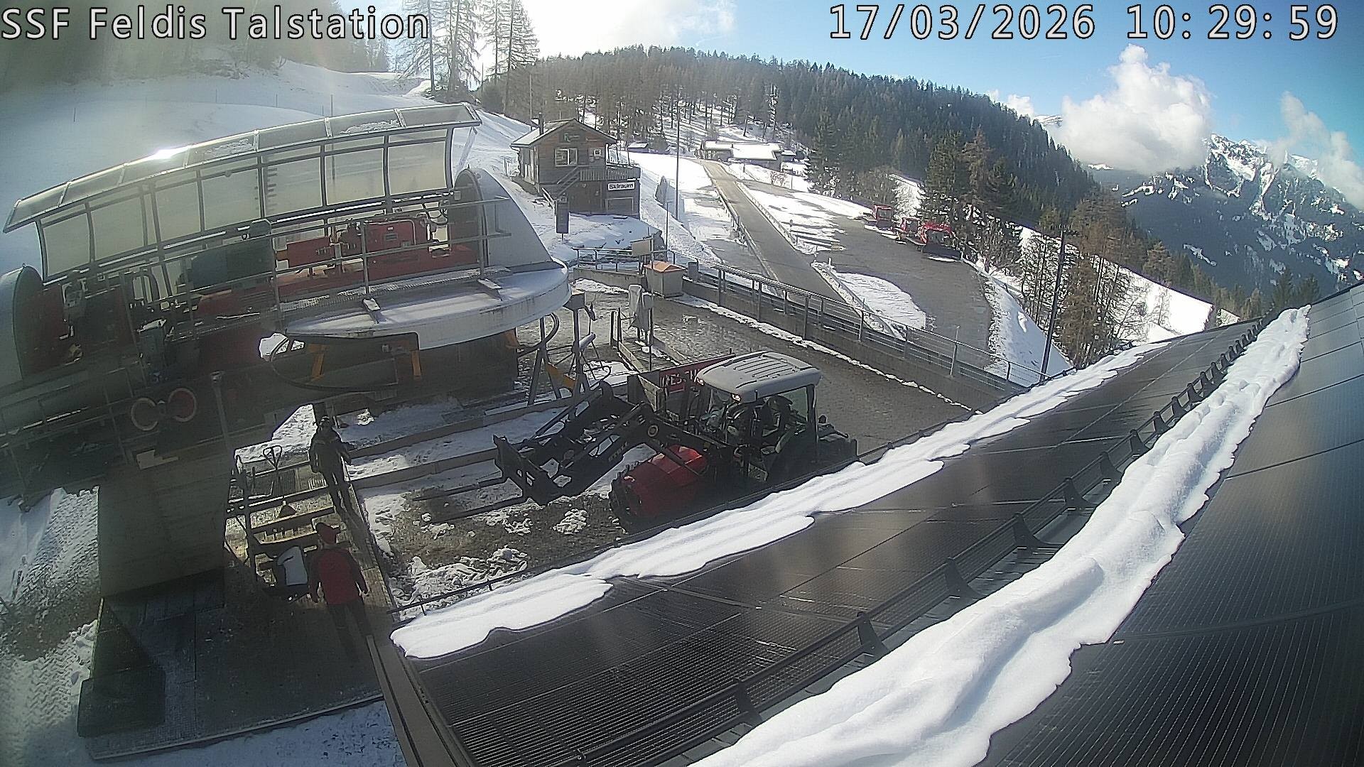 Archiv Foto Webcam Talstation Feldis/ Veulden