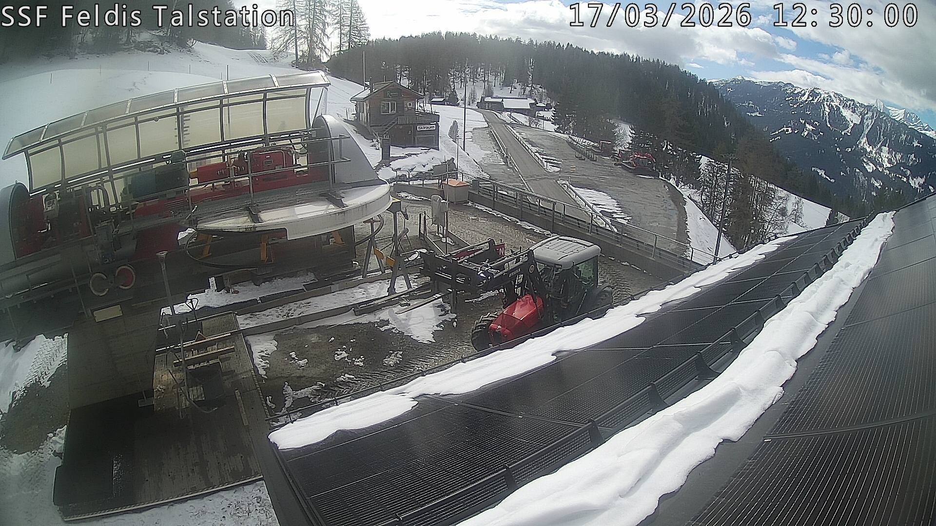 Archiv Foto Webcam Talstation Feldis/ Veulden