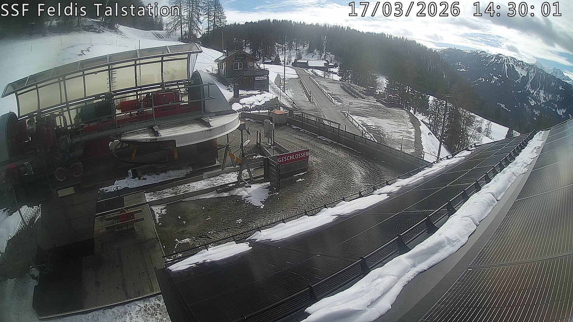 Archiv Foto Webcam Talstation Feldis/ Veulden