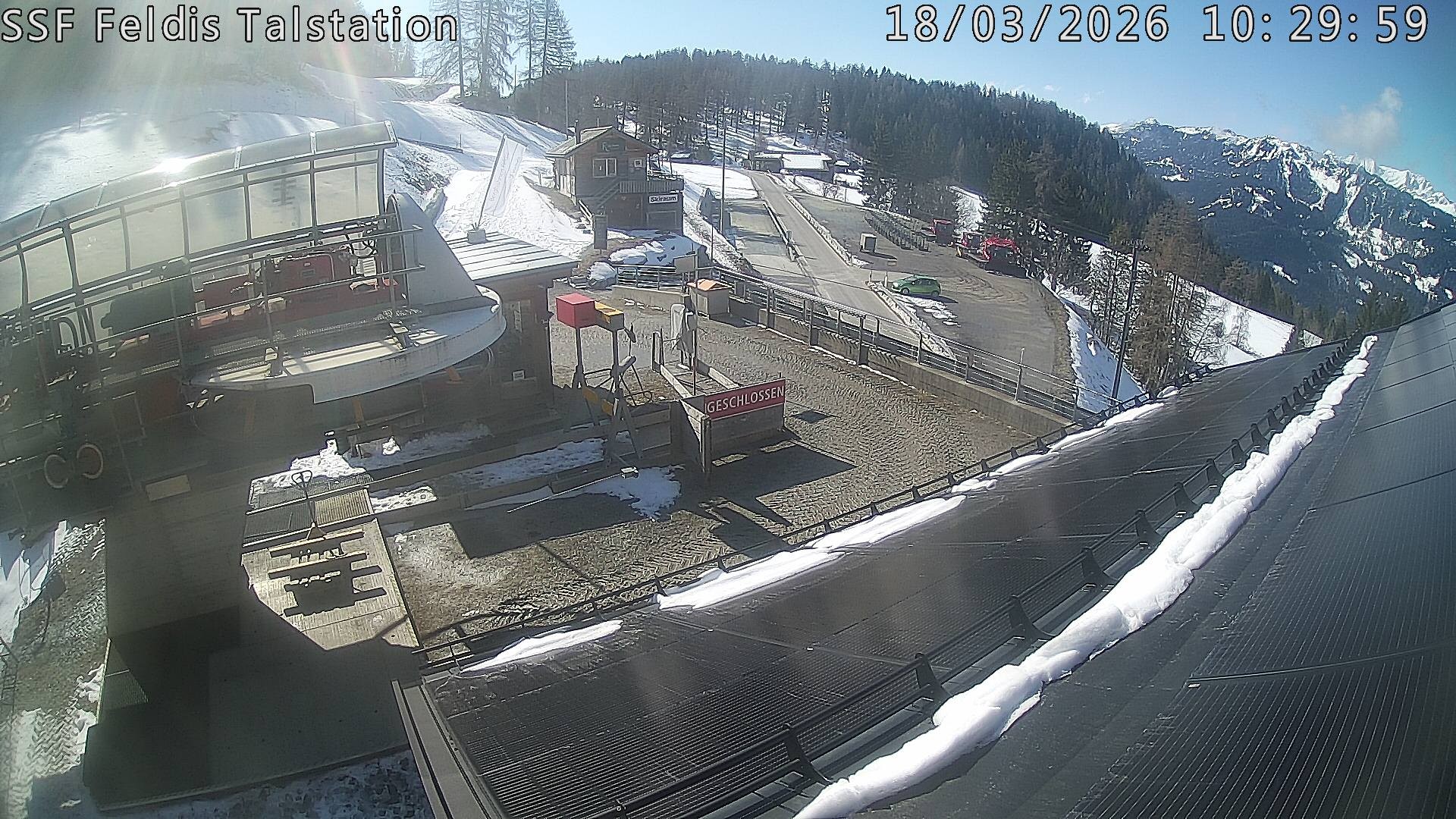 Archiv Foto Webcam Talstation Feldis/ Veulden