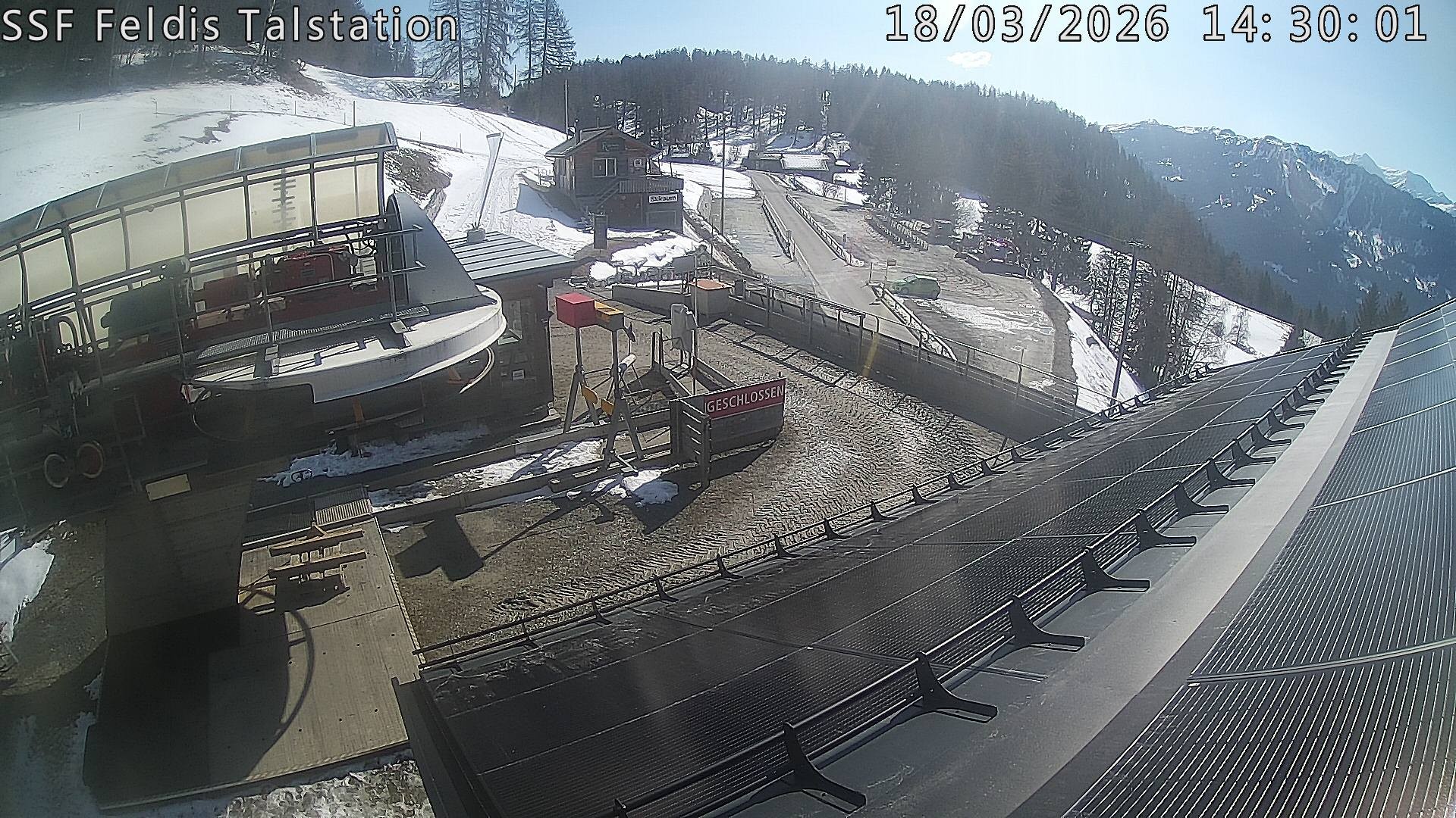 Archiv Foto Webcam Talstation Feldis/ Veulden