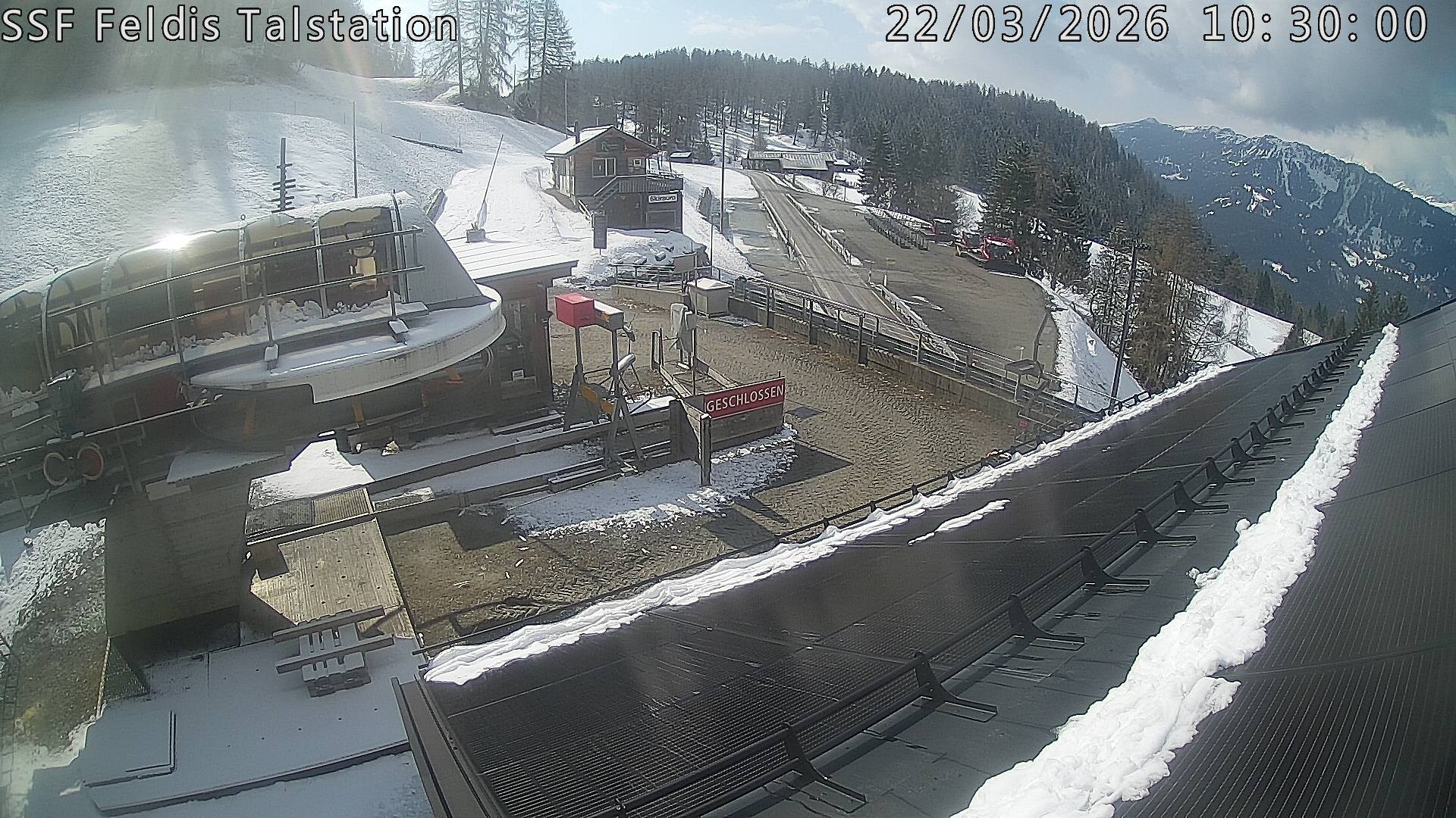 Archiv Foto Webcam Talstation Feldis/ Veulden