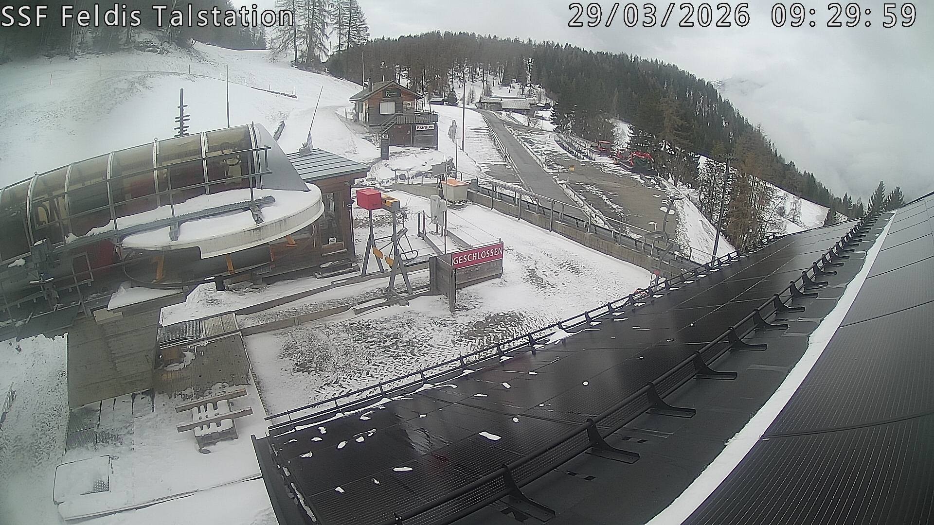 Archiv Foto Webcam Talstation Feldis/ Veulden