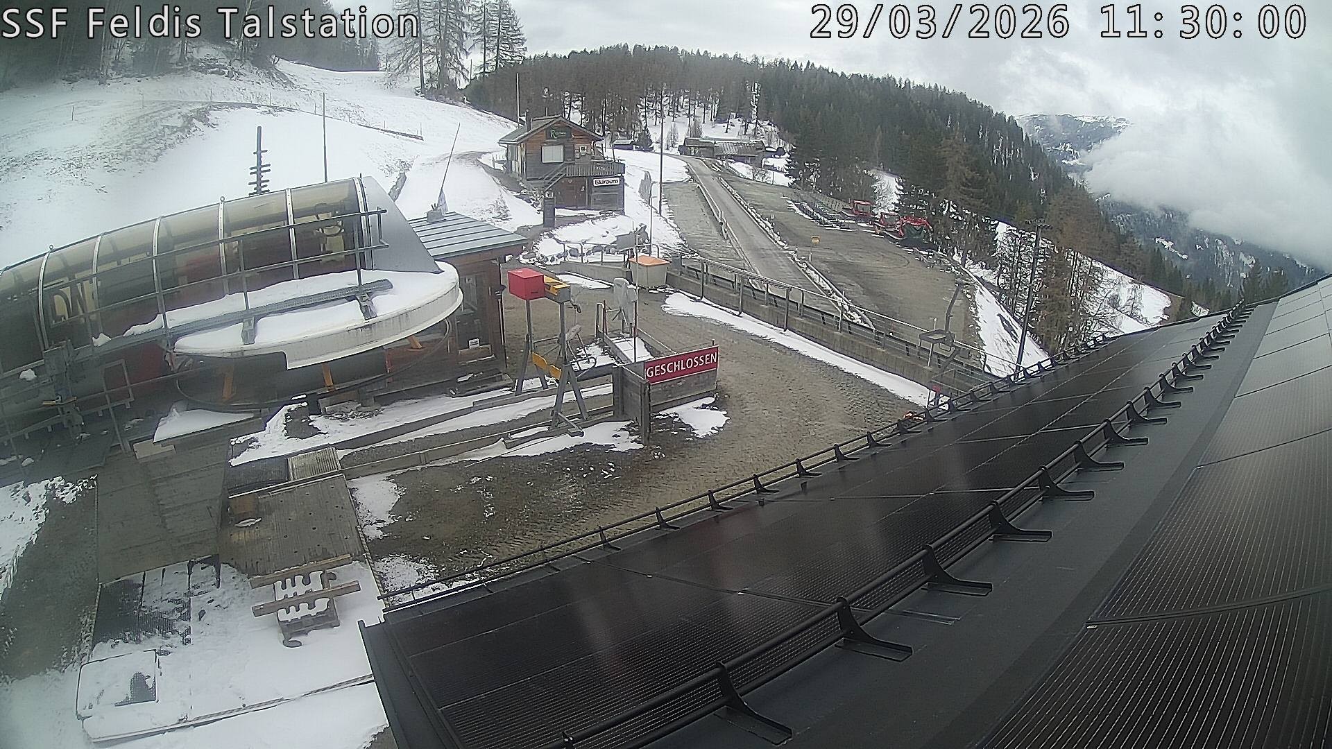 Archiv Foto Webcam Talstation Feldis/ Veulden