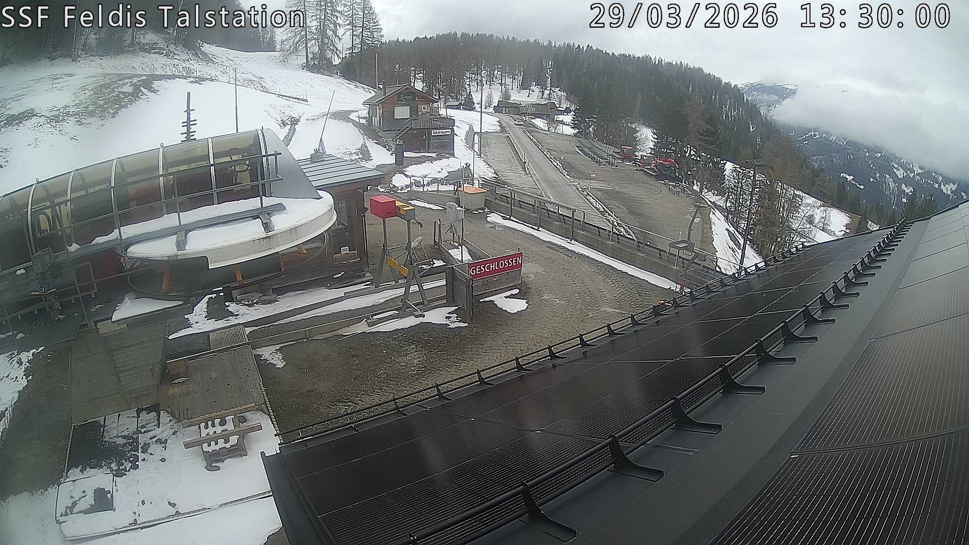 Archiv Foto Webcam Talstation Feldis/ Veulden