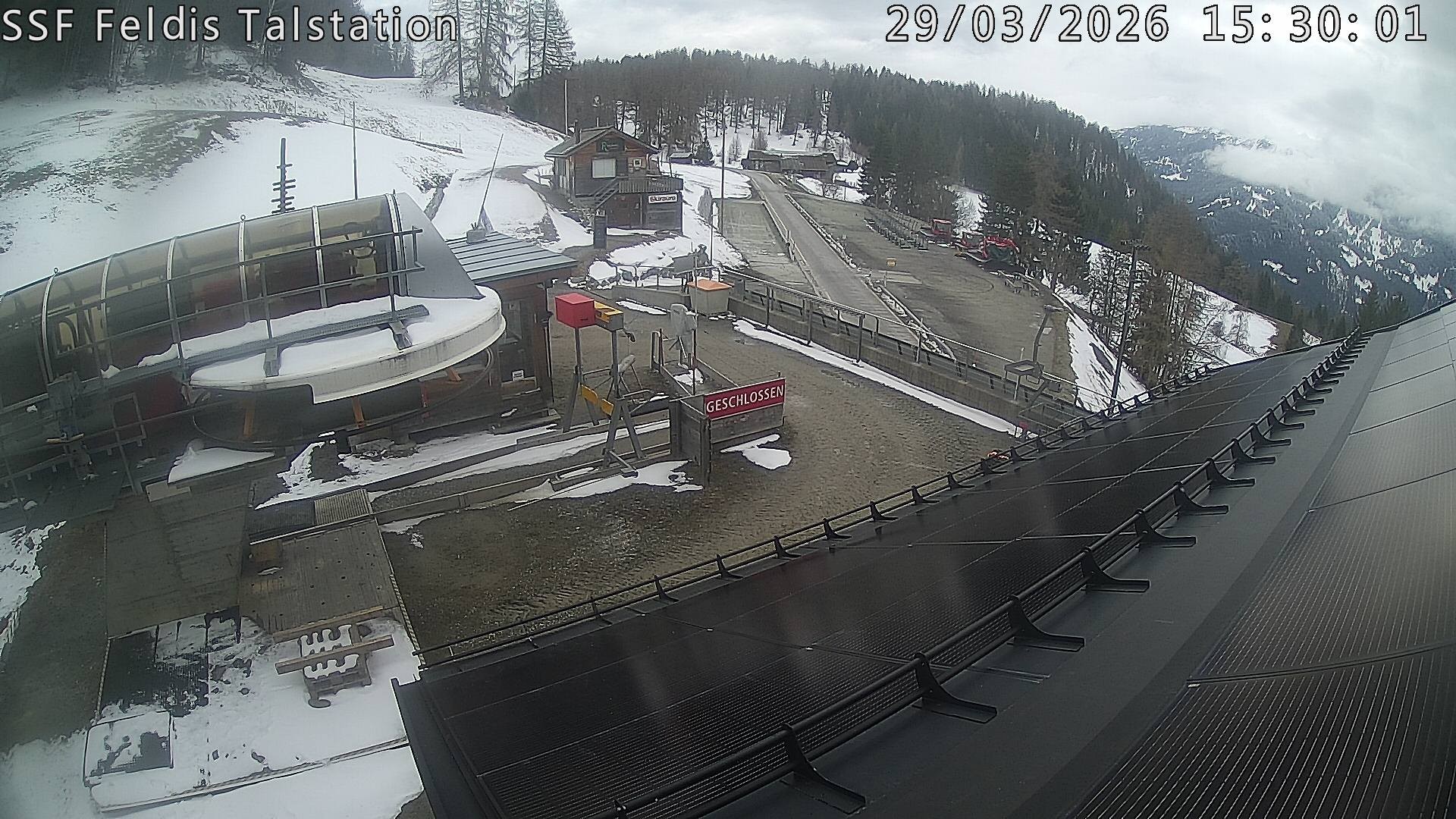 Archiv Foto Webcam Talstation Feldis/ Veulden