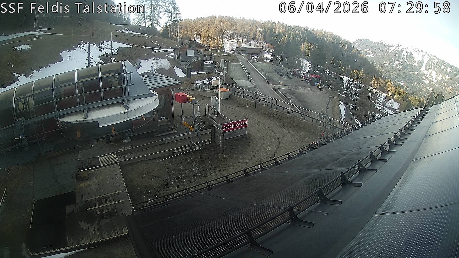 Archiv Foto Webcam Talstation Feldis/ Veulden