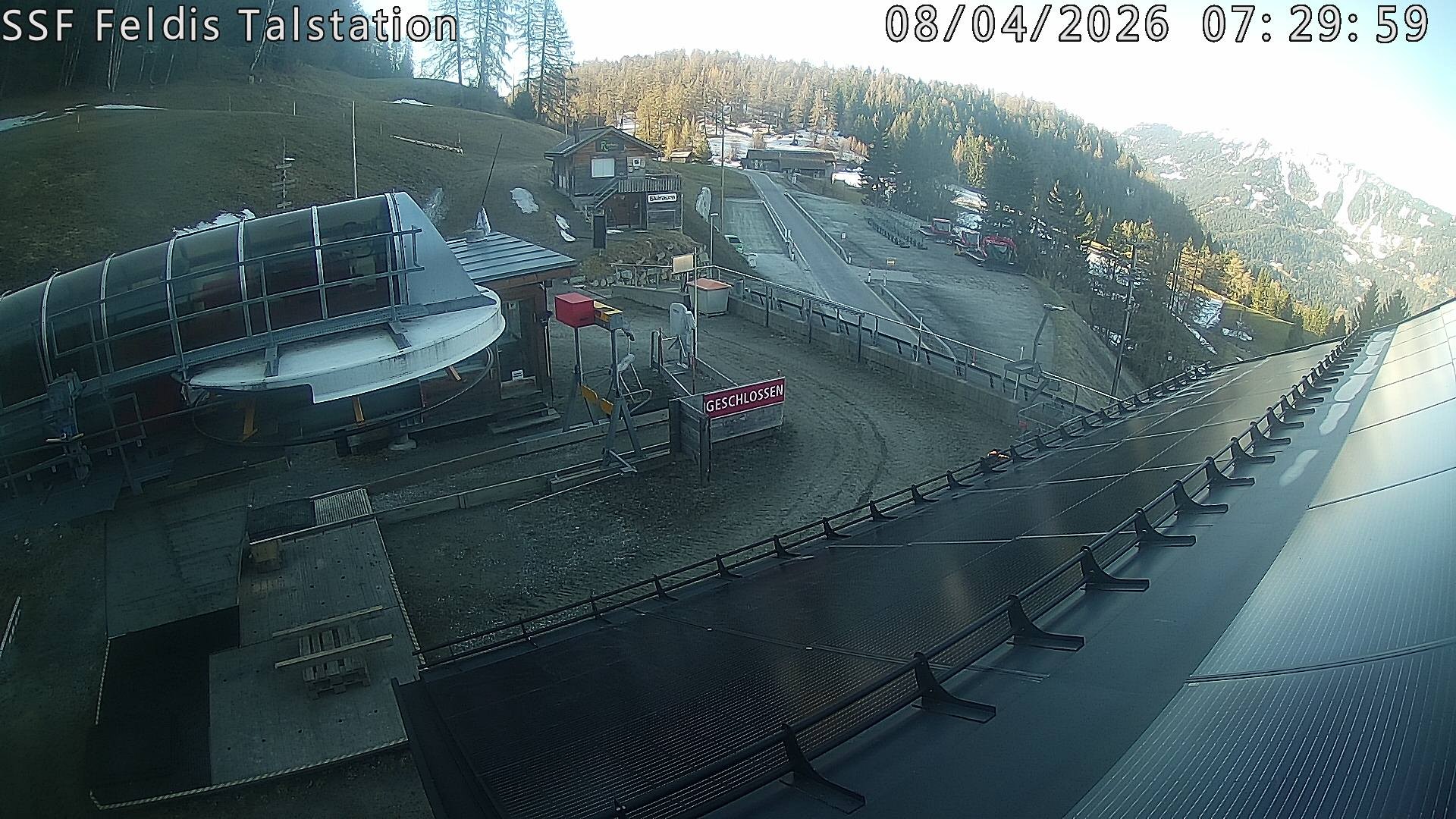 Archiv Foto Webcam Talstation Feldis/ Veulden