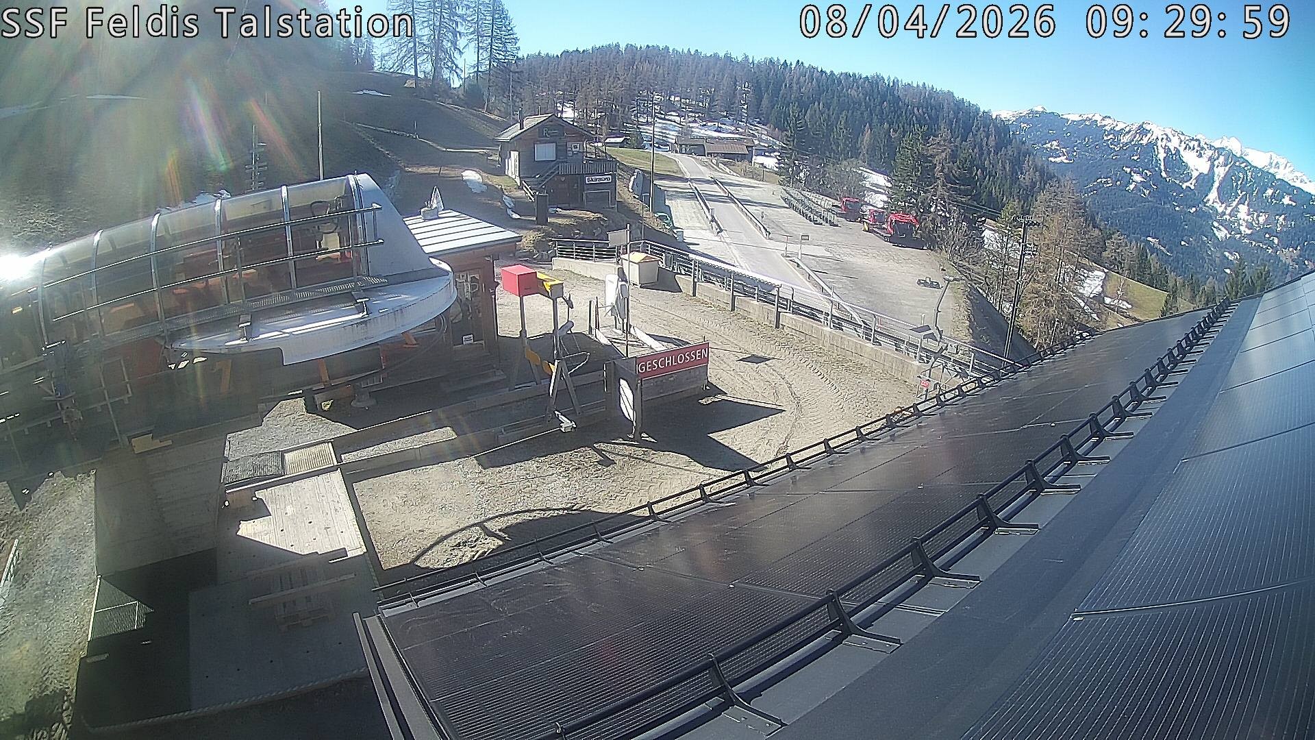 Archiv Foto Webcam Talstation Feldis/ Veulden