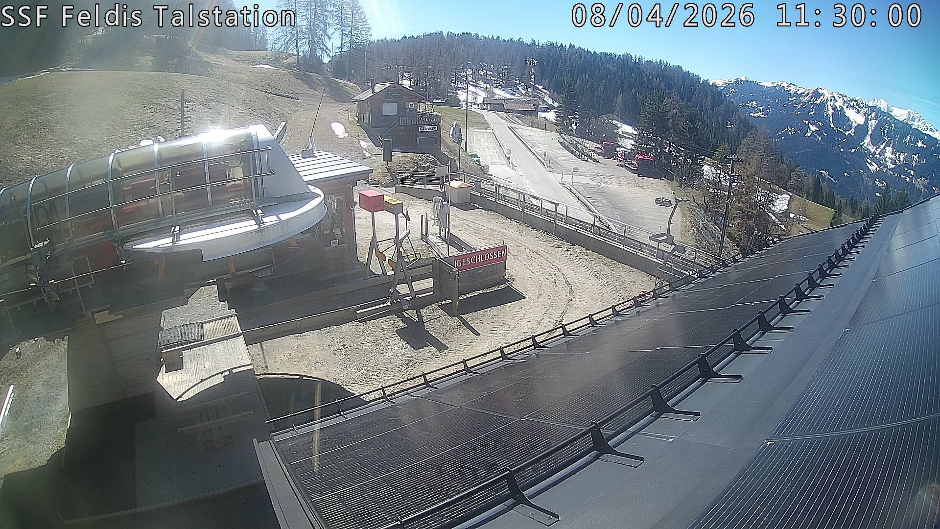 Archiv Foto Webcam Talstation Feldis/ Veulden