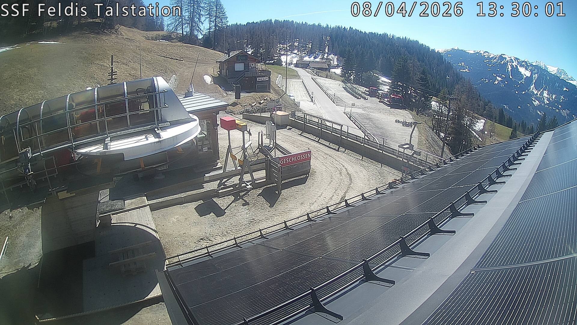 Archiv Foto Webcam Talstation Feldis/ Veulden