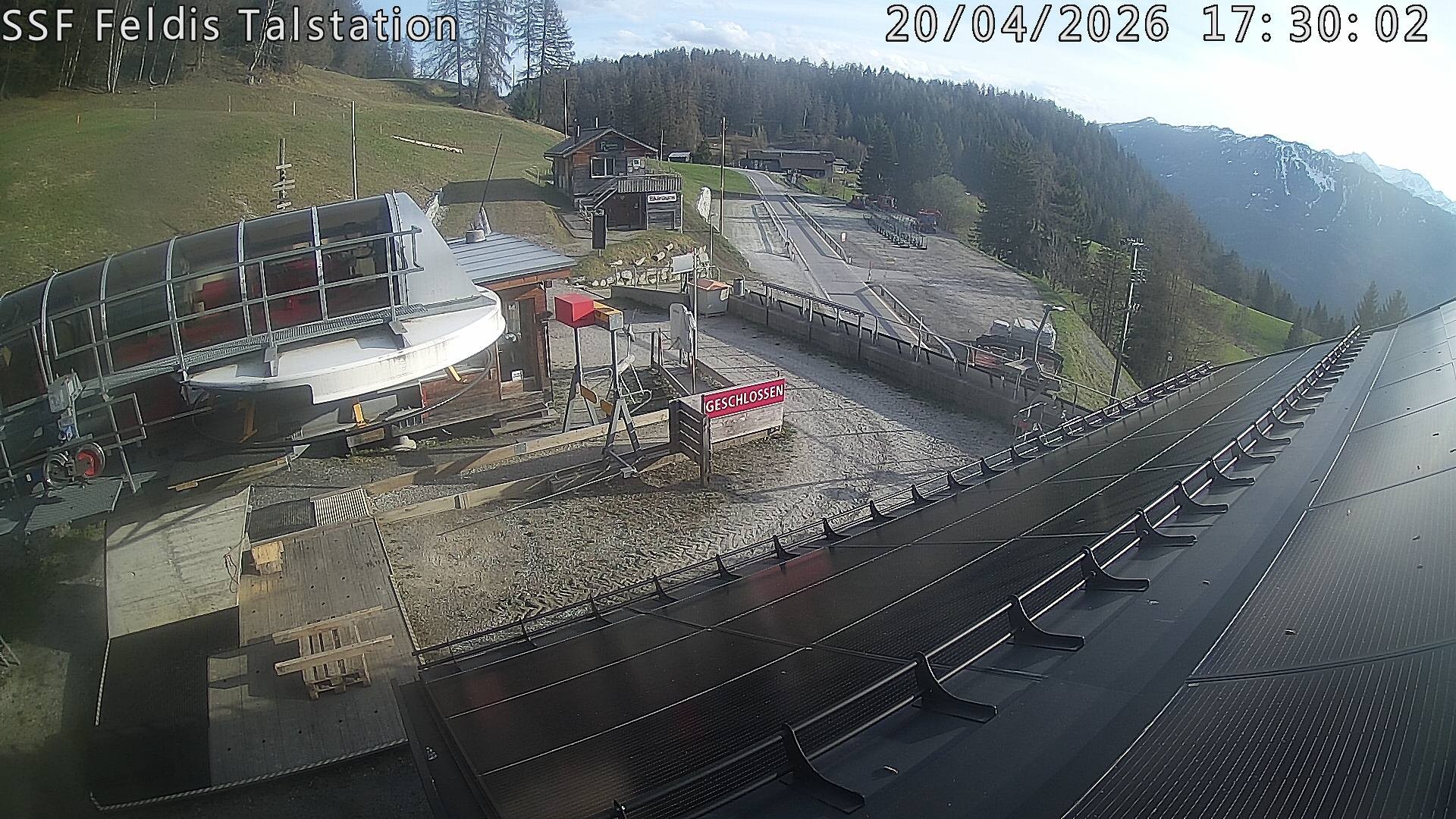 Archiv Foto Webcam Talstation Feldis/ Veulden