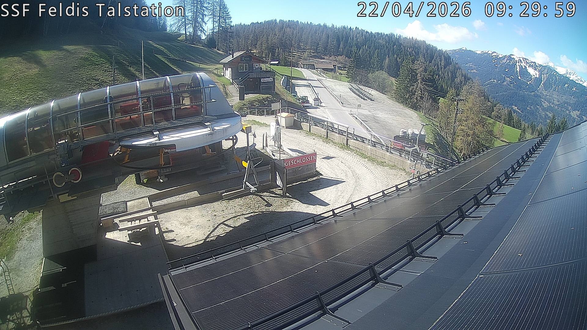 Archiv Foto Webcam Talstation Feldis/ Veulden