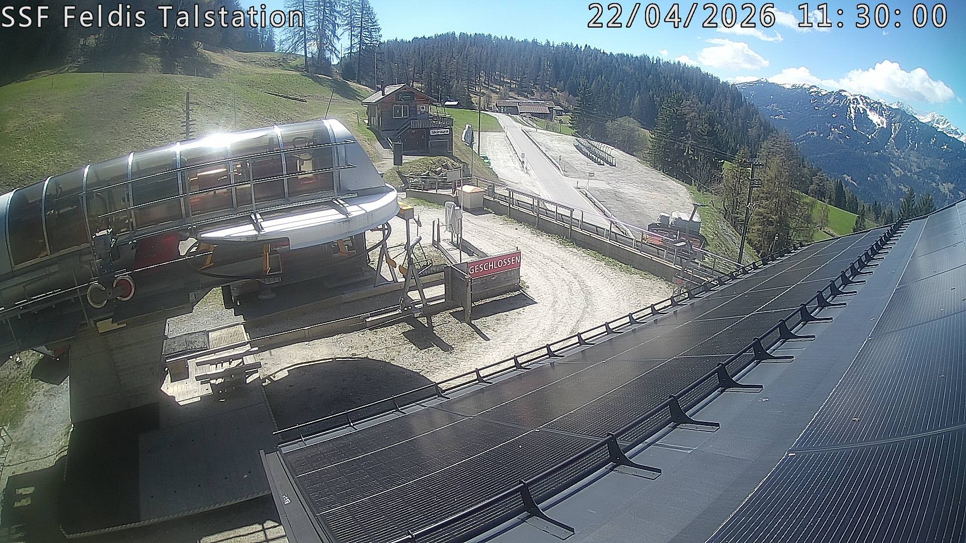 Archiv Foto Webcam Talstation Feldis/ Veulden