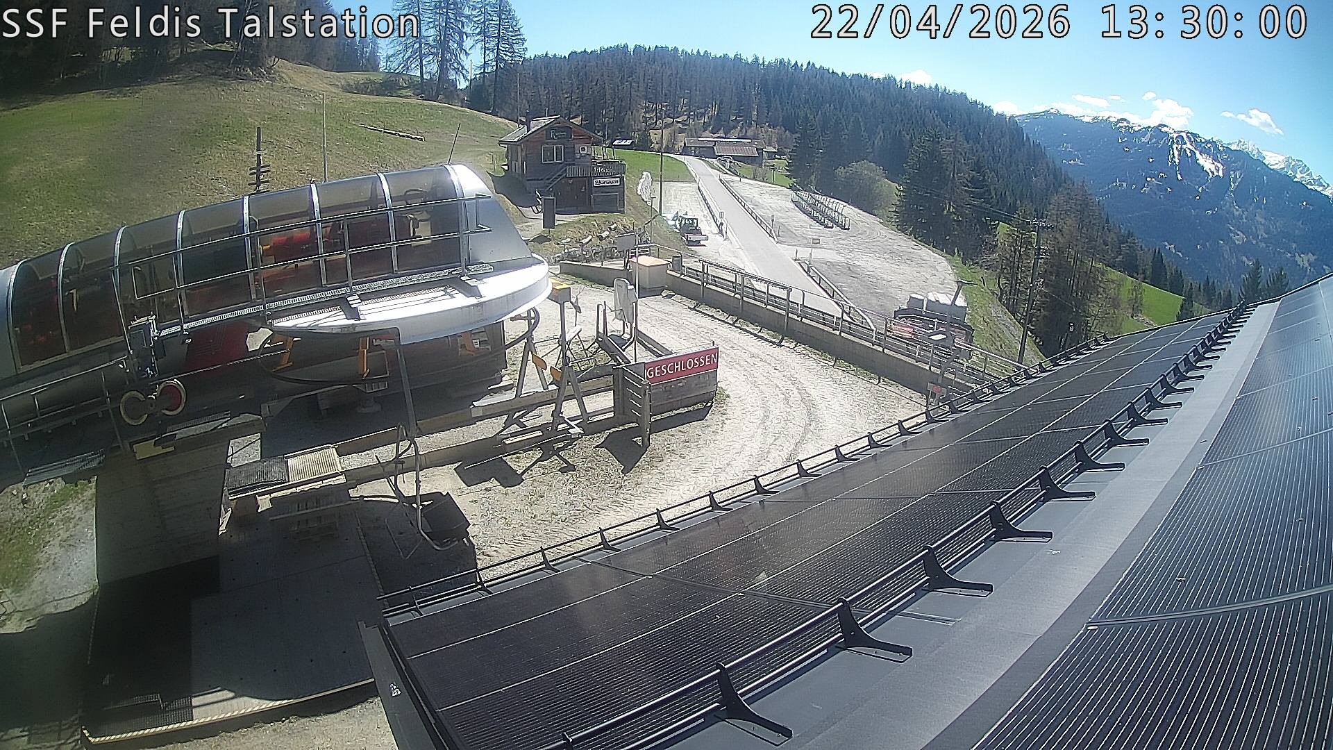 Archiv Foto Webcam Talstation Feldis/ Veulden