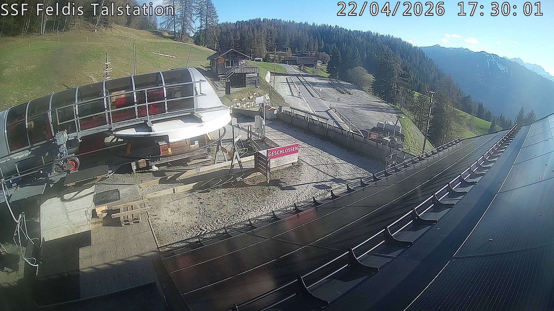 Archiv Foto Webcam Talstation Feldis/ Veulden