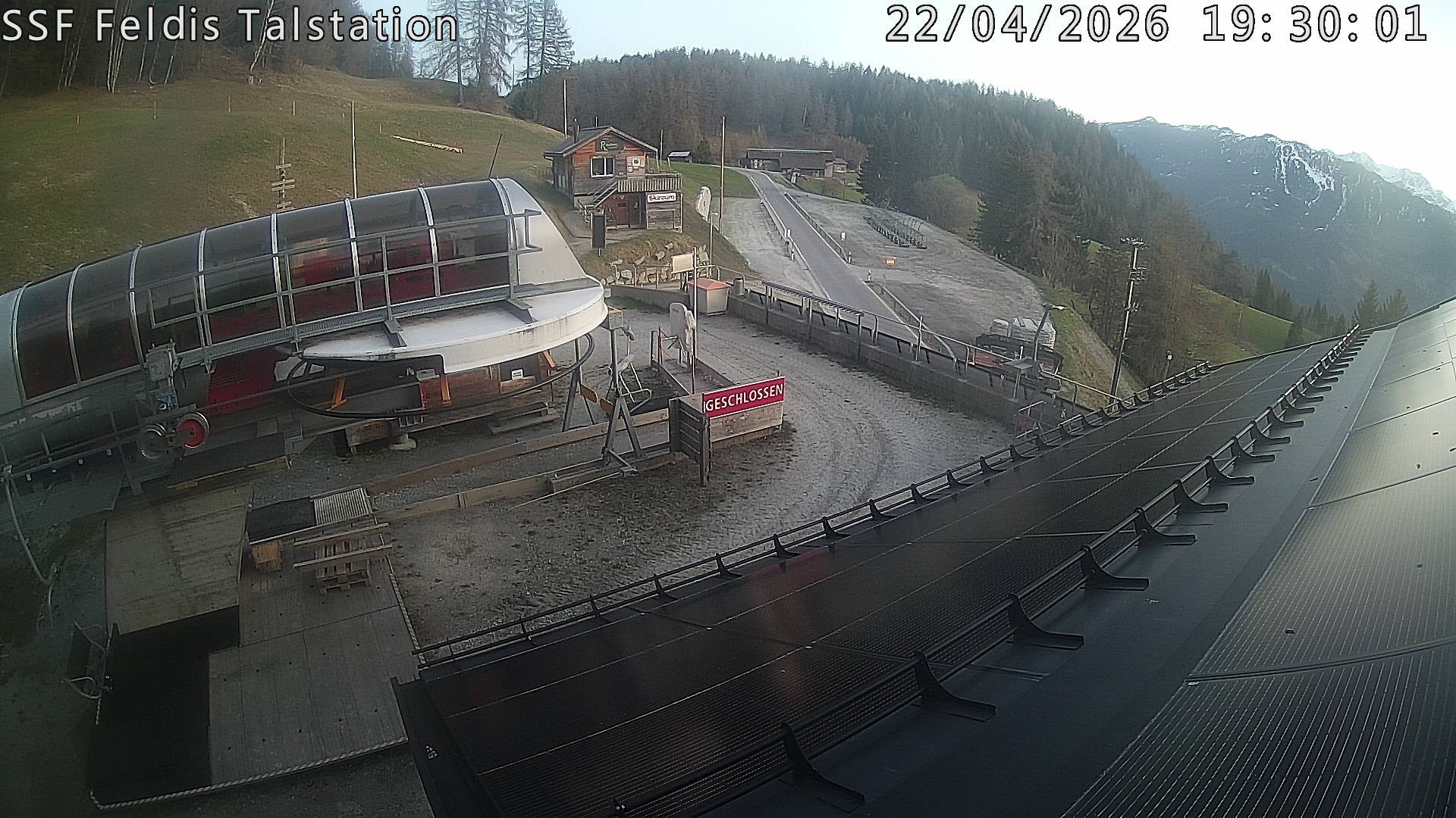 Archiv Foto Webcam Talstation Feldis/ Veulden