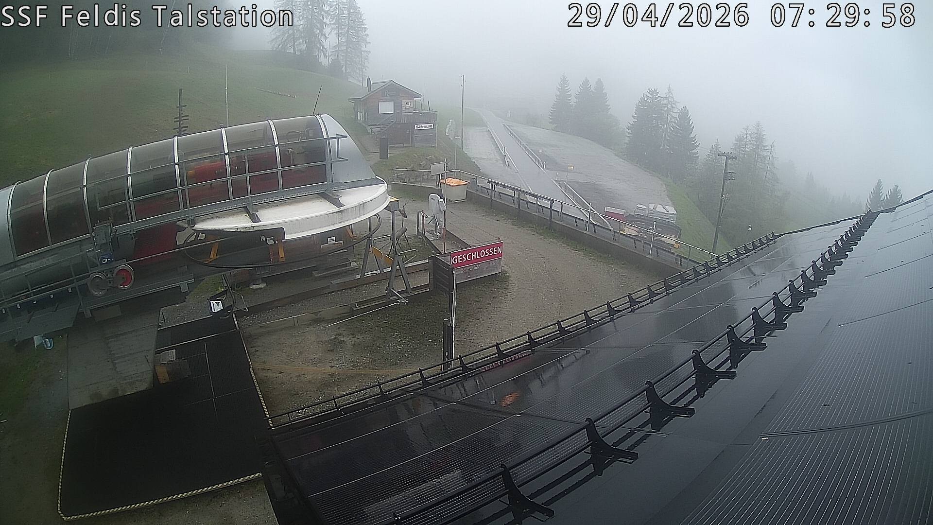 Archiv Foto Webcam Talstation Feldis/ Veulden