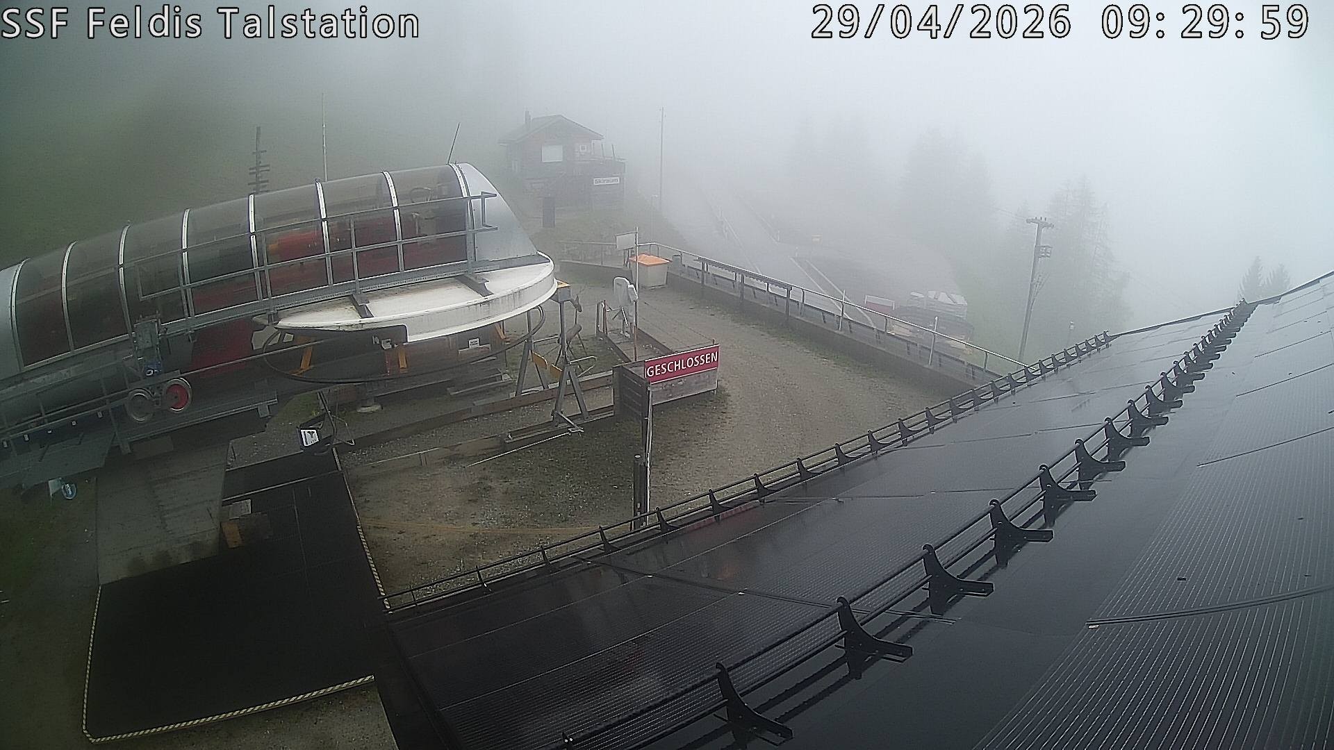 Archiv Foto Webcam Talstation Feldis/ Veulden