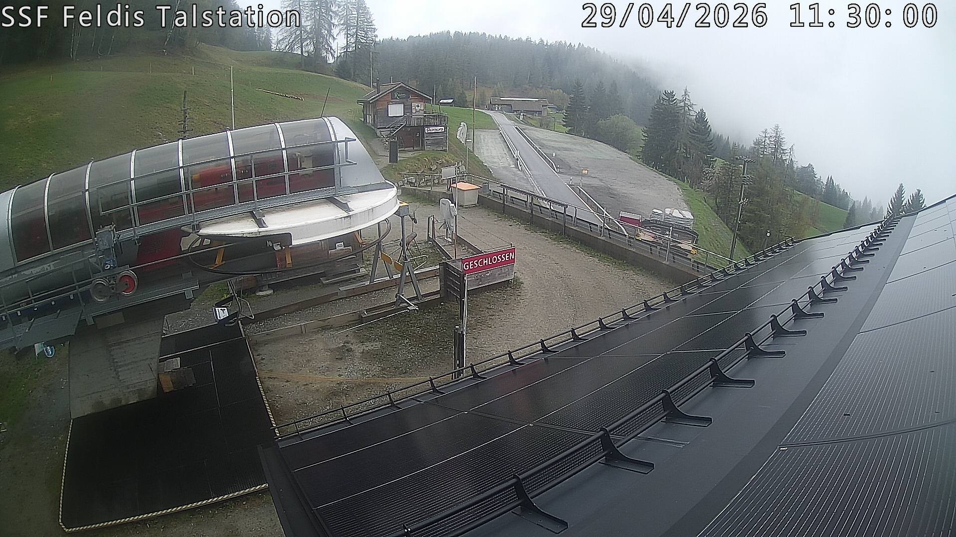 Archiv Foto Webcam Talstation Feldis/ Veulden