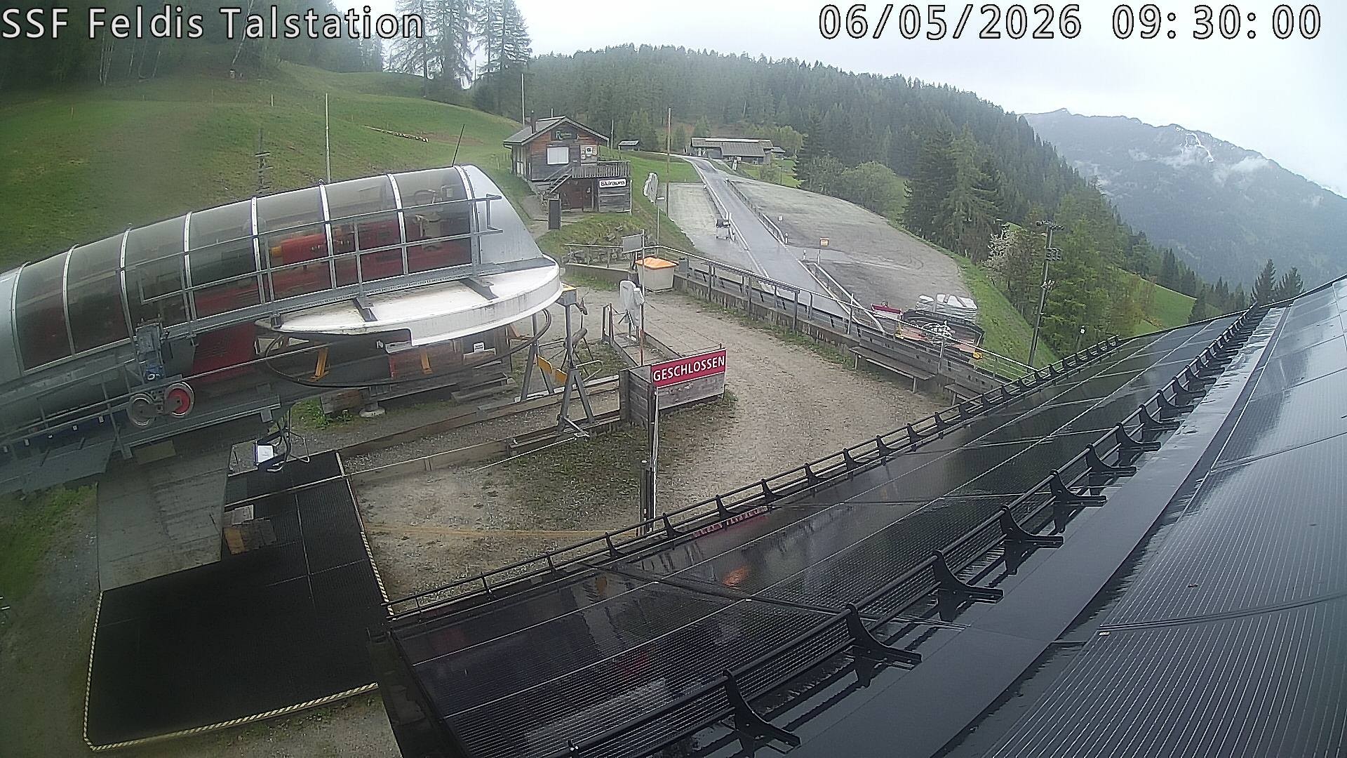 Archiv Foto Webcam Talstation Feldis/ Veulden