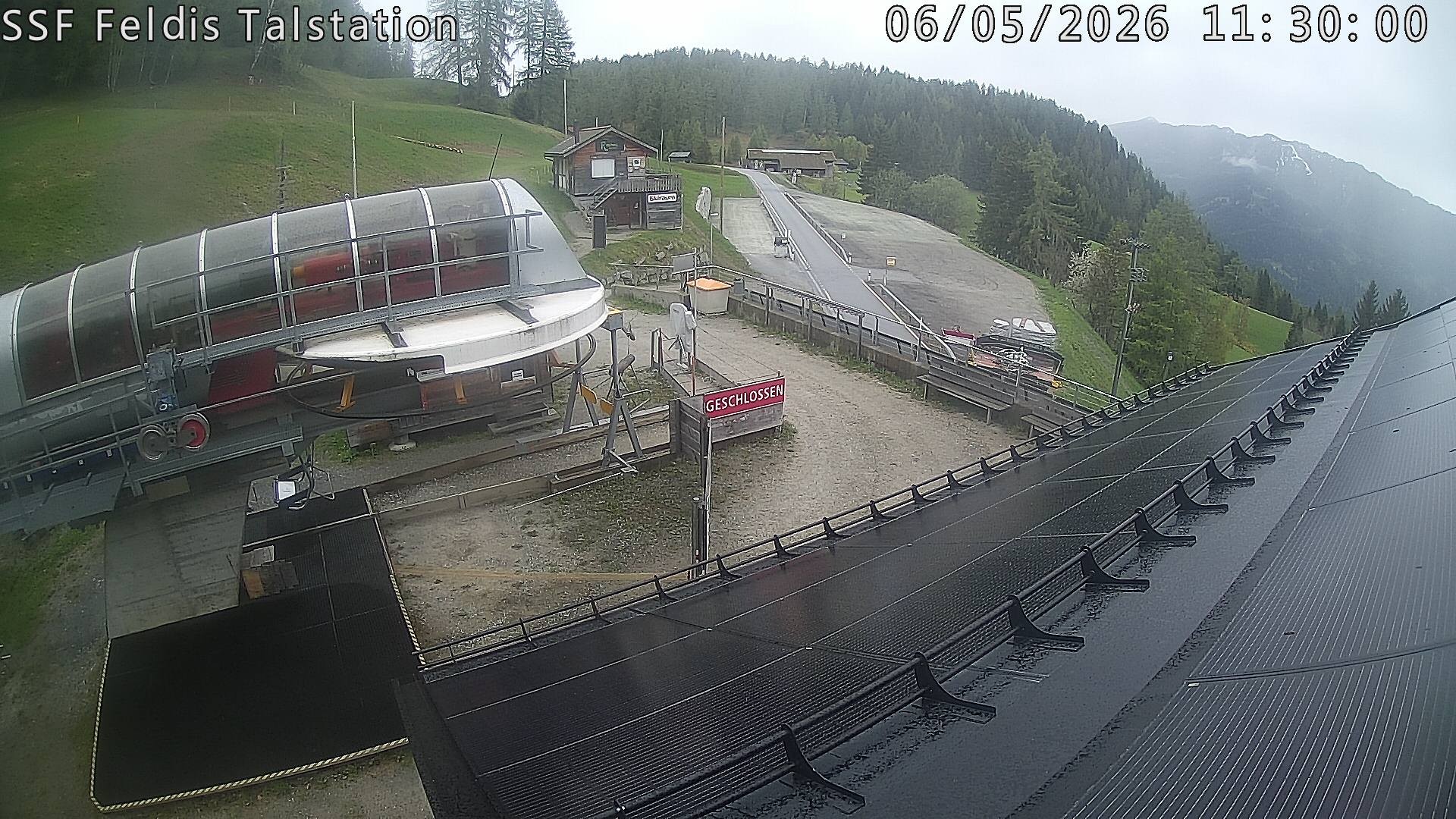 Archiv Foto Webcam Talstation Feldis/ Veulden