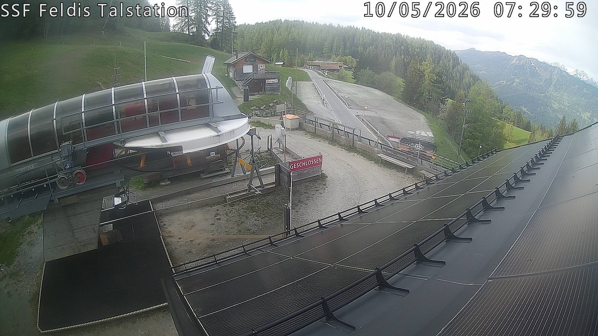 Archiv Foto Webcam Talstation Feldis/ Veulden