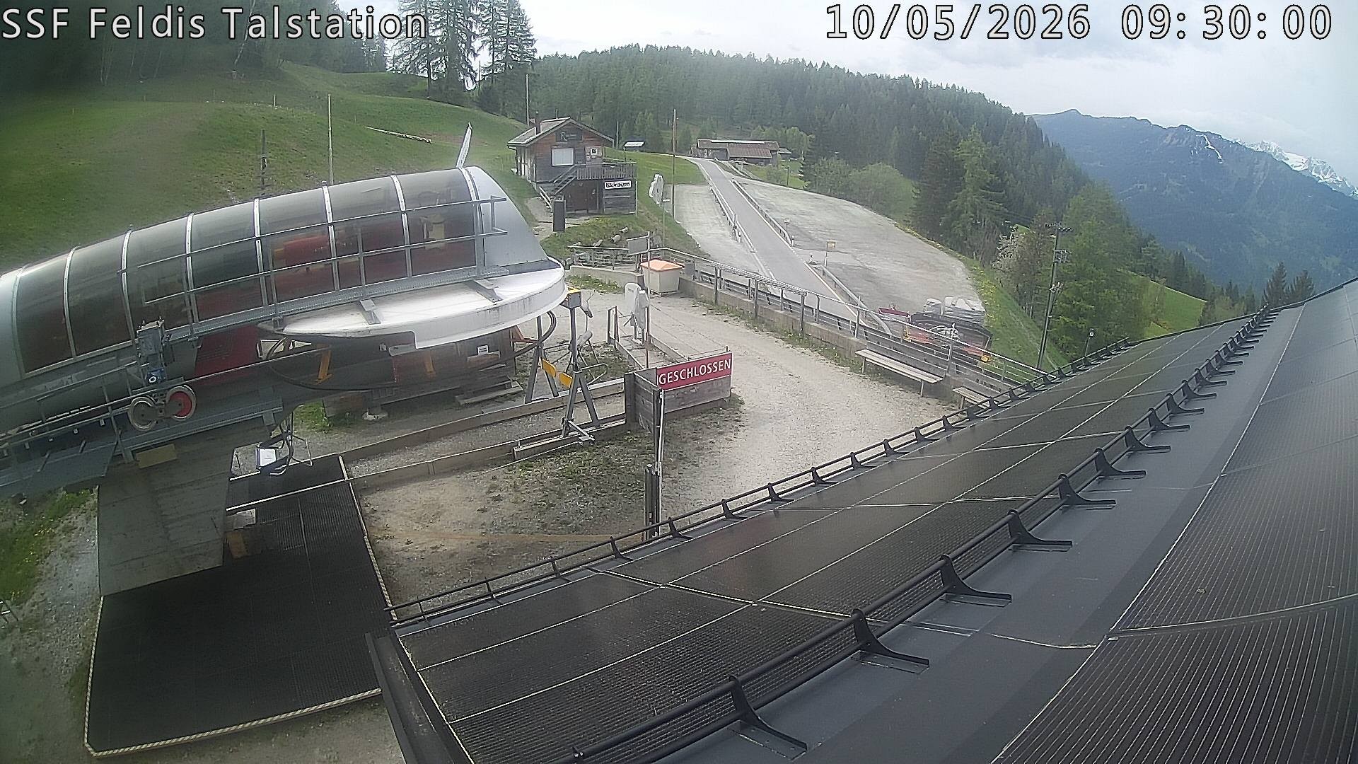 Archiv Foto Webcam Talstation Feldis/ Veulden