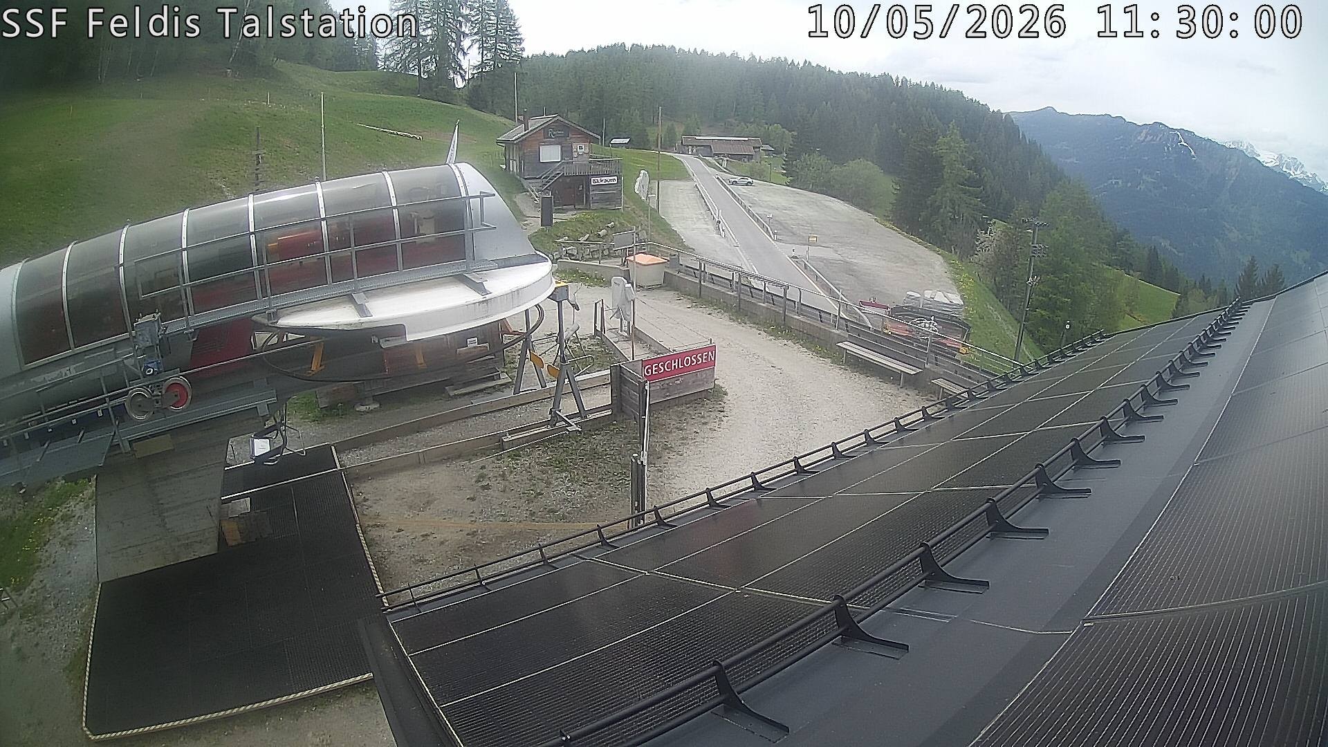 Archiv Foto Webcam Talstation Feldis/ Veulden