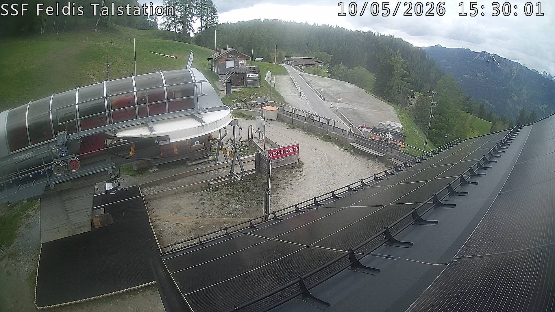 Archiv Foto Webcam Talstation Feldis/ Veulden