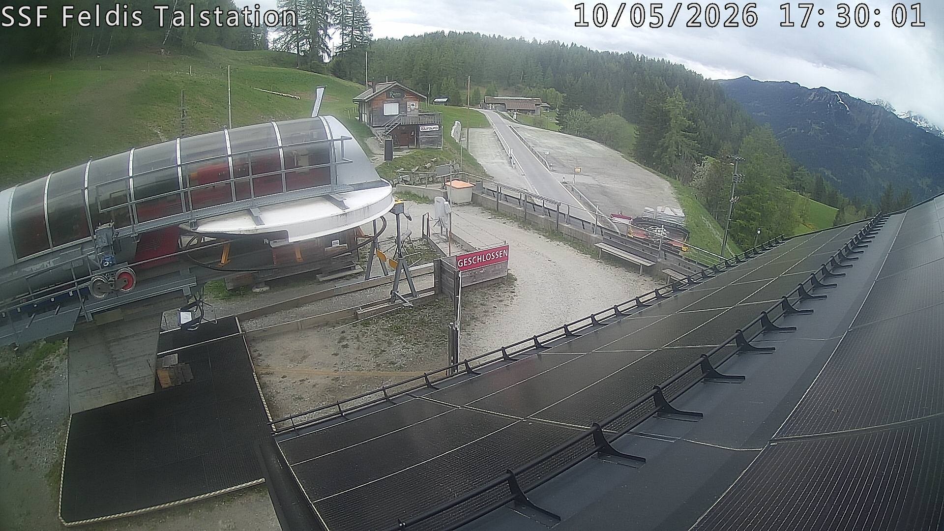 Archiv Foto Webcam Talstation Feldis/ Veulden