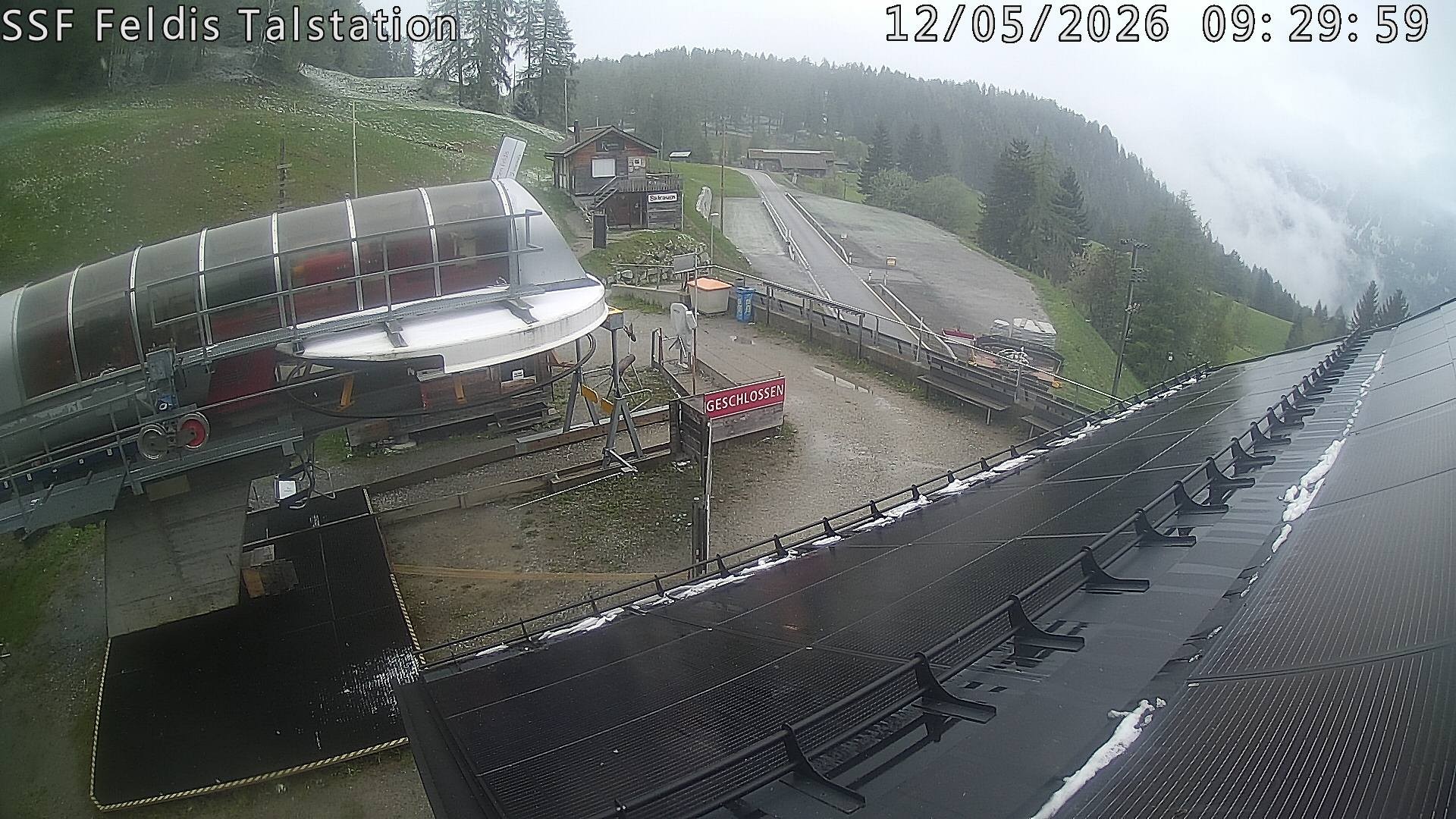 Archiv Foto Webcam Talstation Feldis/ Veulden