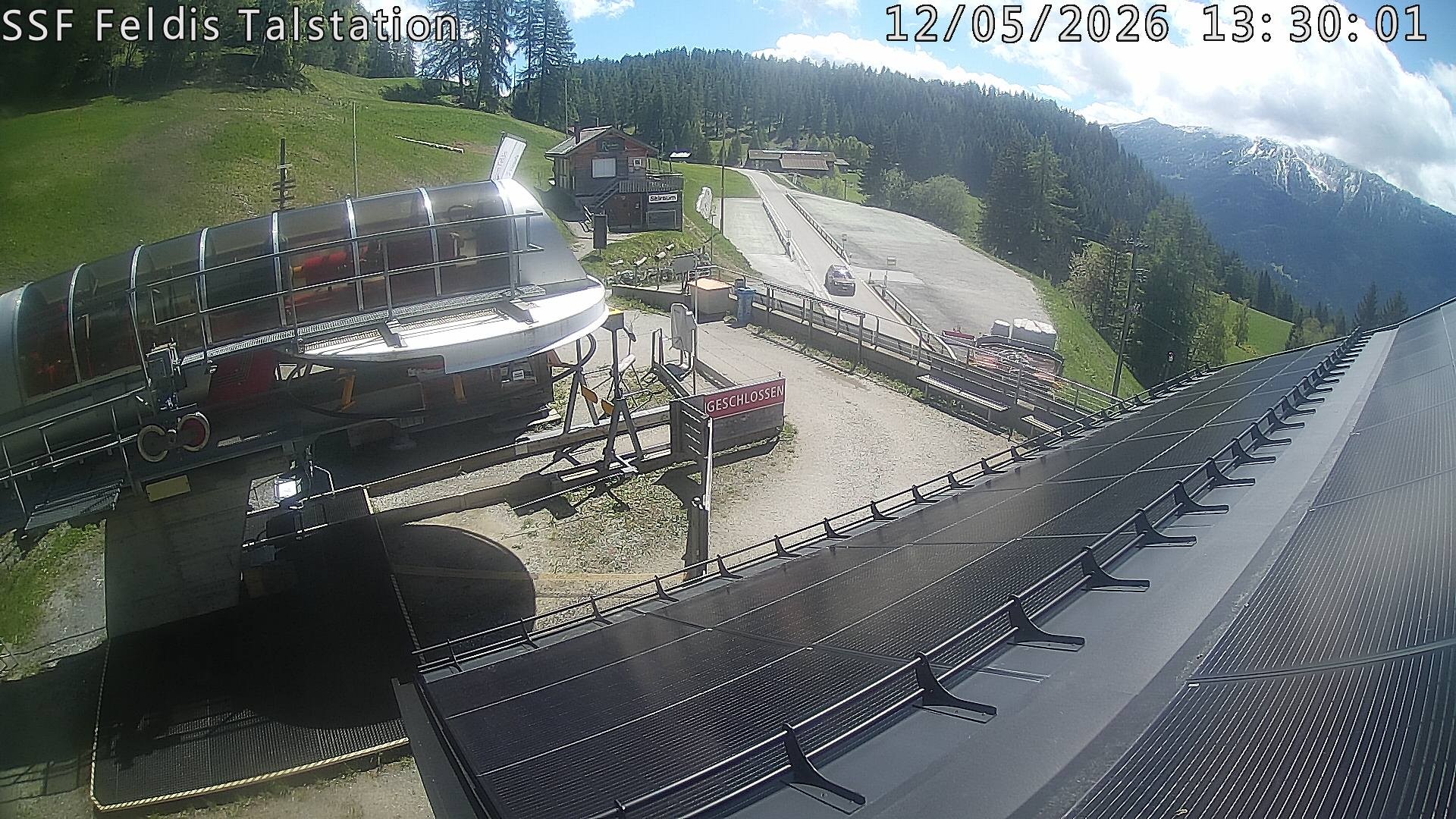 Archiv Foto Webcam Talstation Feldis/ Veulden