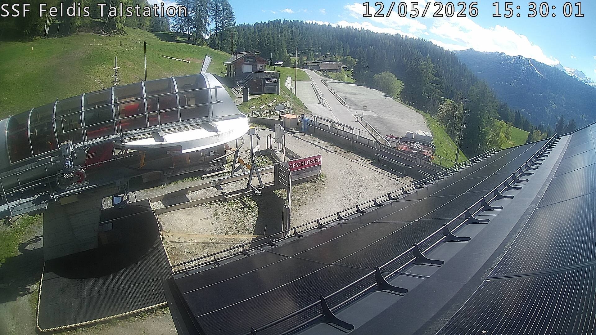 Archiv Foto Webcam Talstation Feldis/ Veulden