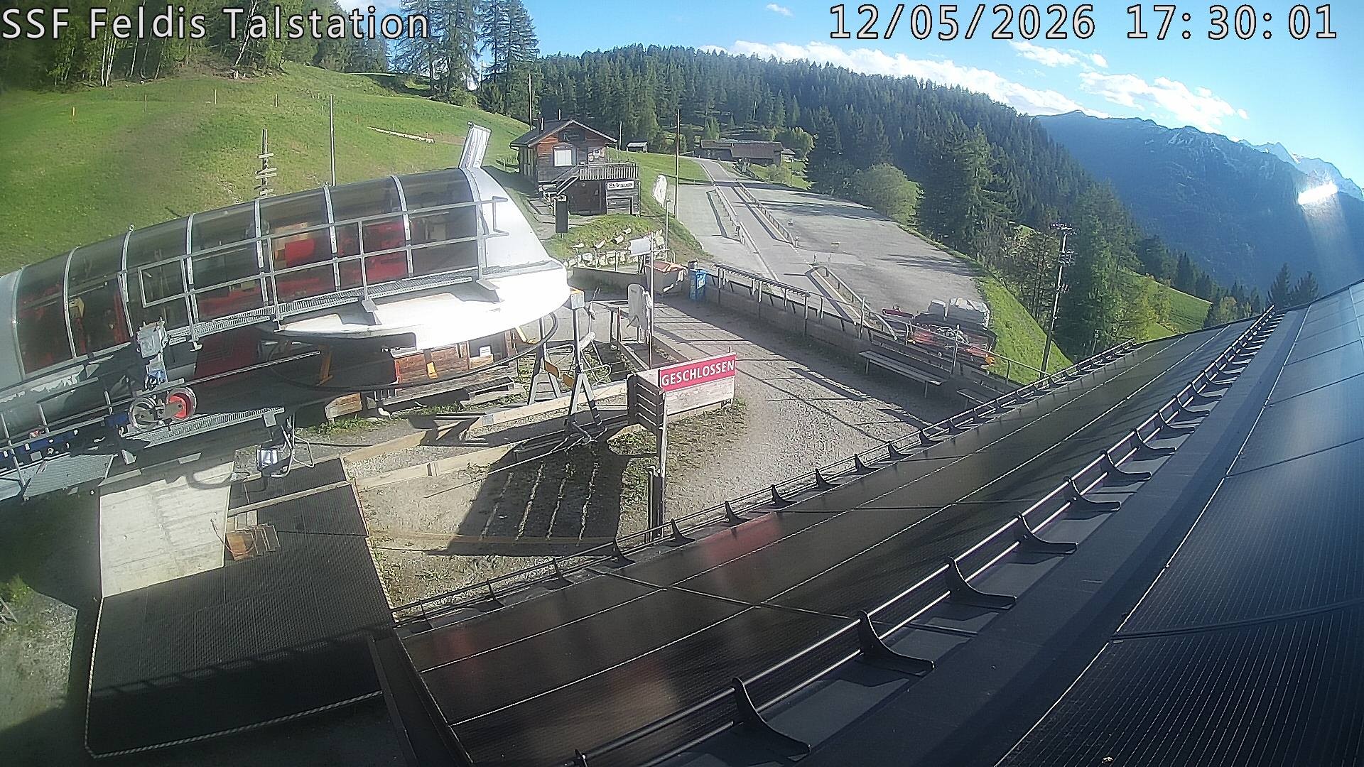Archiv Foto Webcam Talstation Feldis/ Veulden