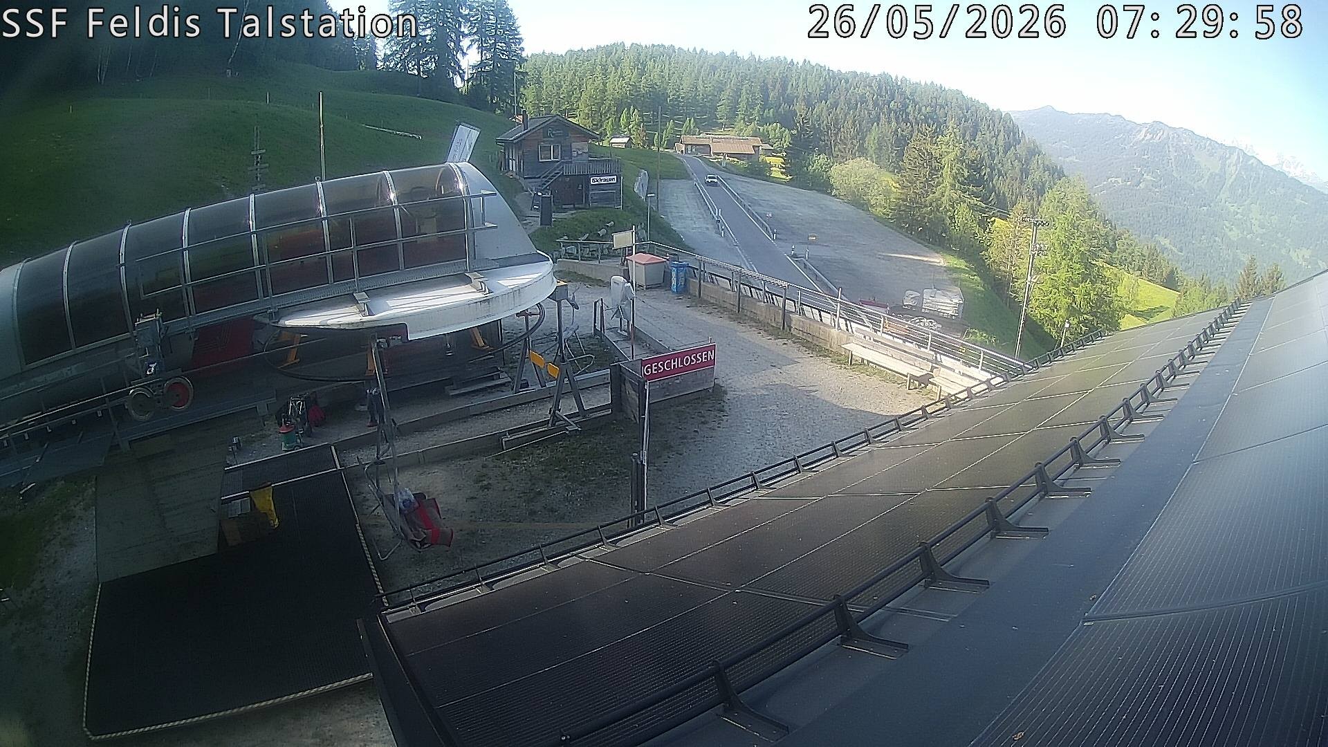 Archiv Foto Webcam Talstation Feldis/ Veulden