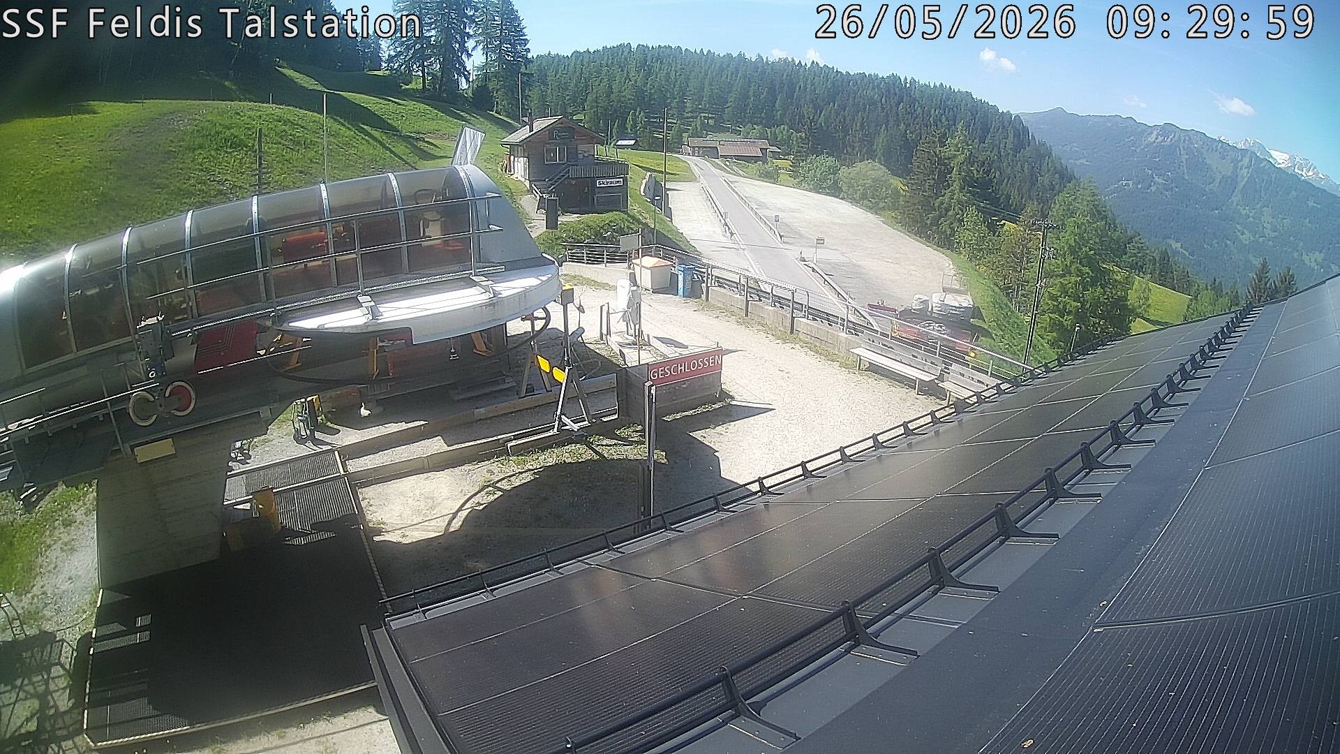 Archiv Foto Webcam Talstation Feldis/ Veulden