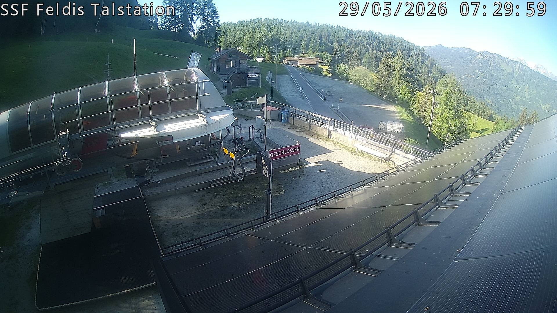 Archiv Foto Webcam Talstation Feldis/ Veulden