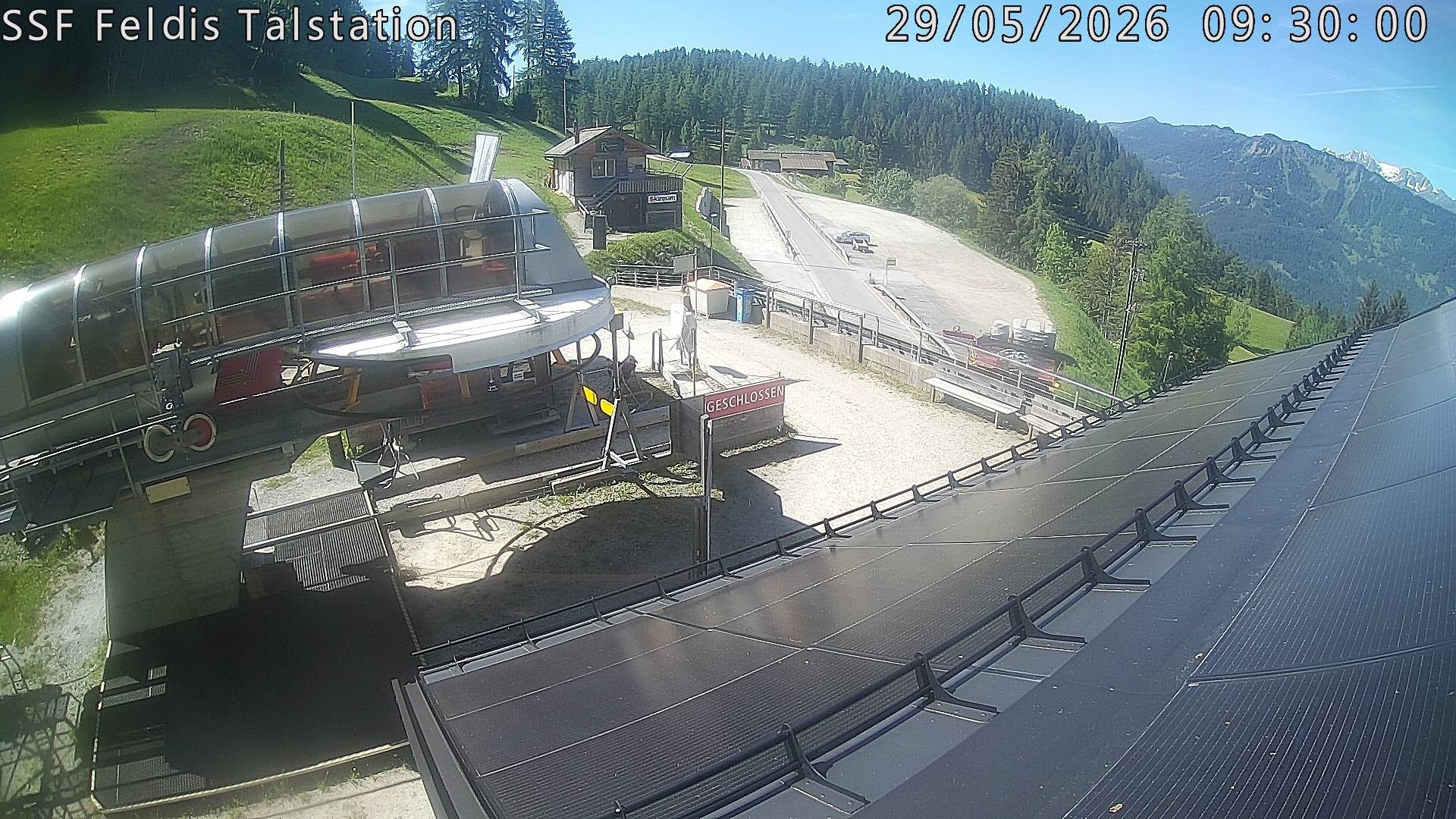 Archiv Foto Webcam Talstation Feldis/ Veulden