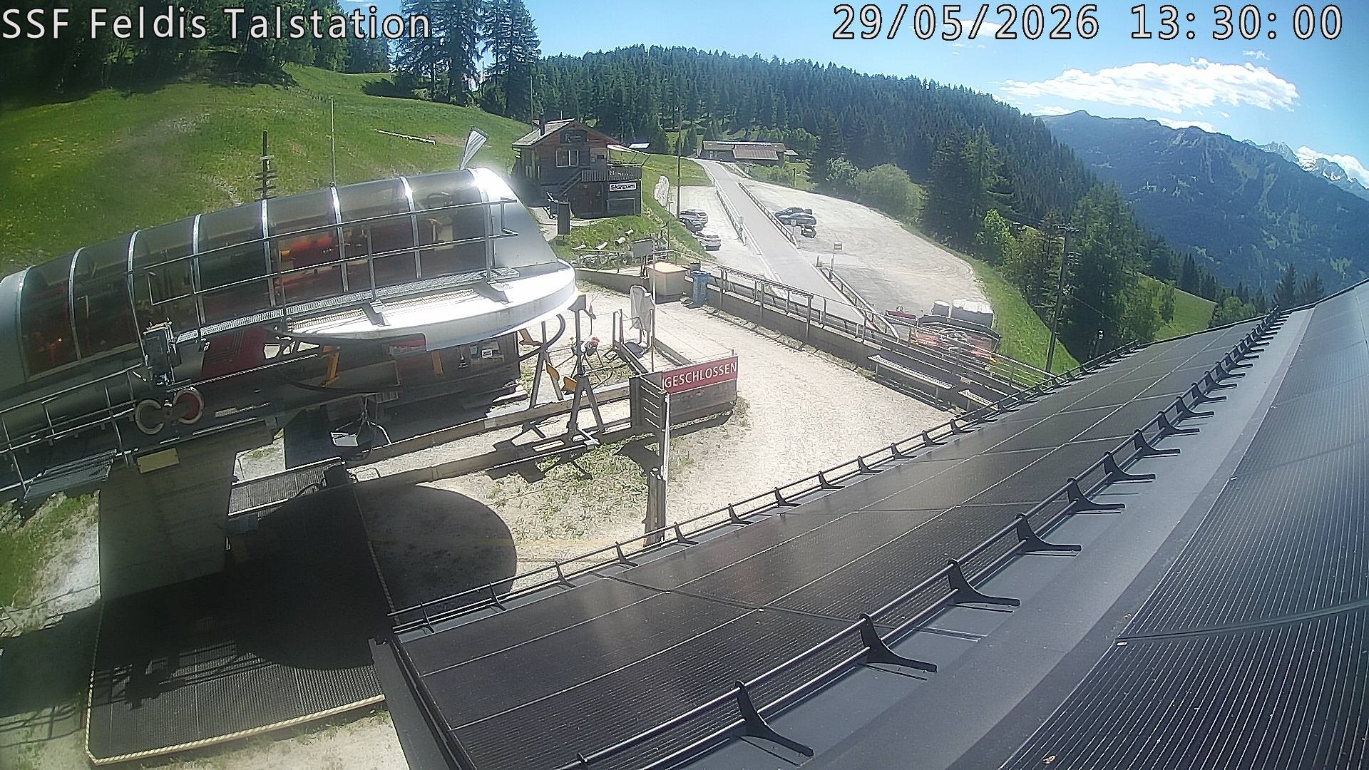 Archiv Foto Webcam Talstation Feldis/ Veulden