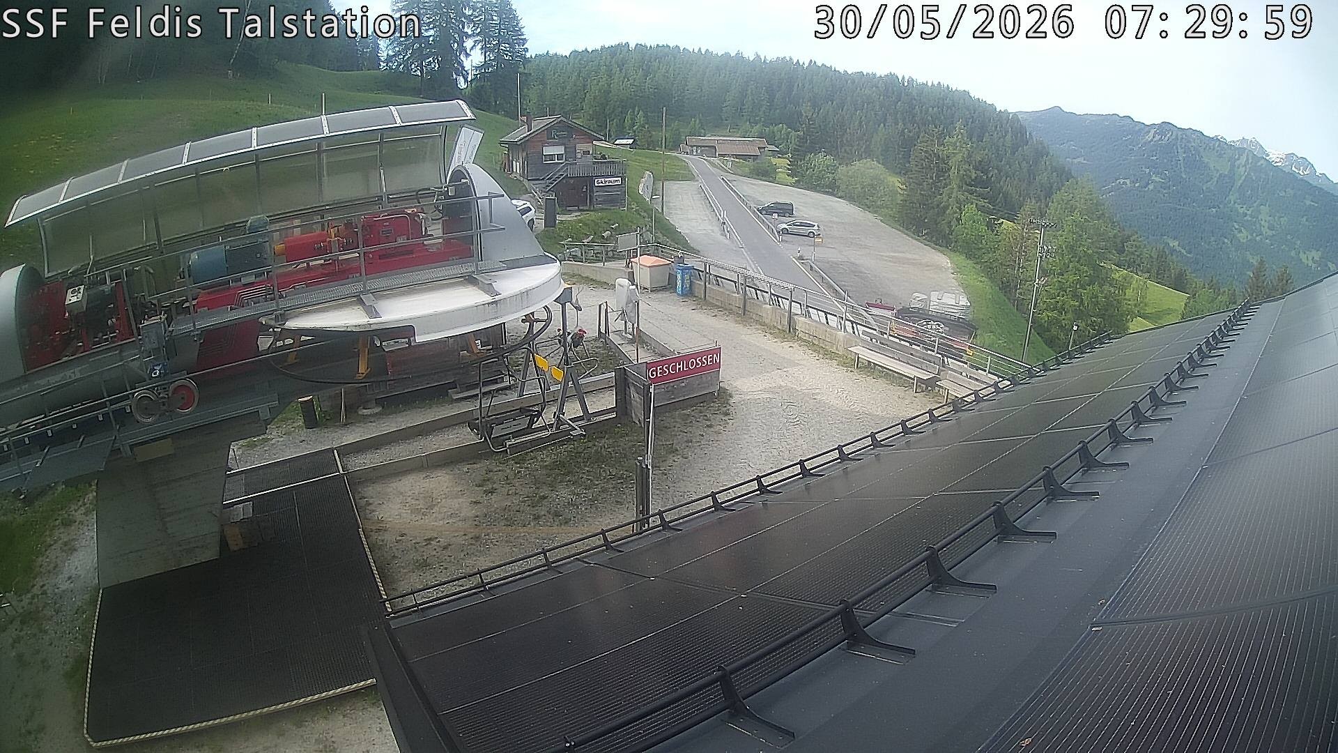 Archiv Foto Webcam Talstation Feldis/ Veulden