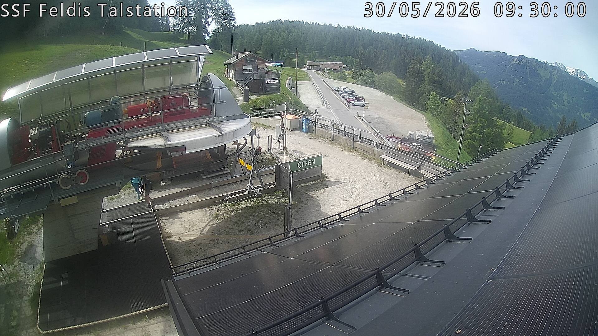 Archiv Foto Webcam Talstation Feldis/ Veulden
