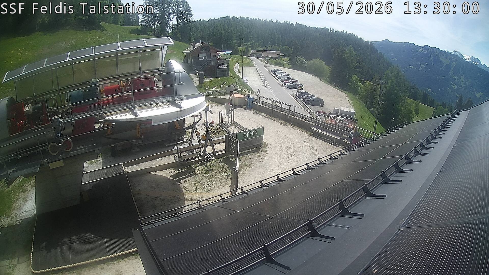 Archiv Foto Webcam Talstation Feldis/ Veulden