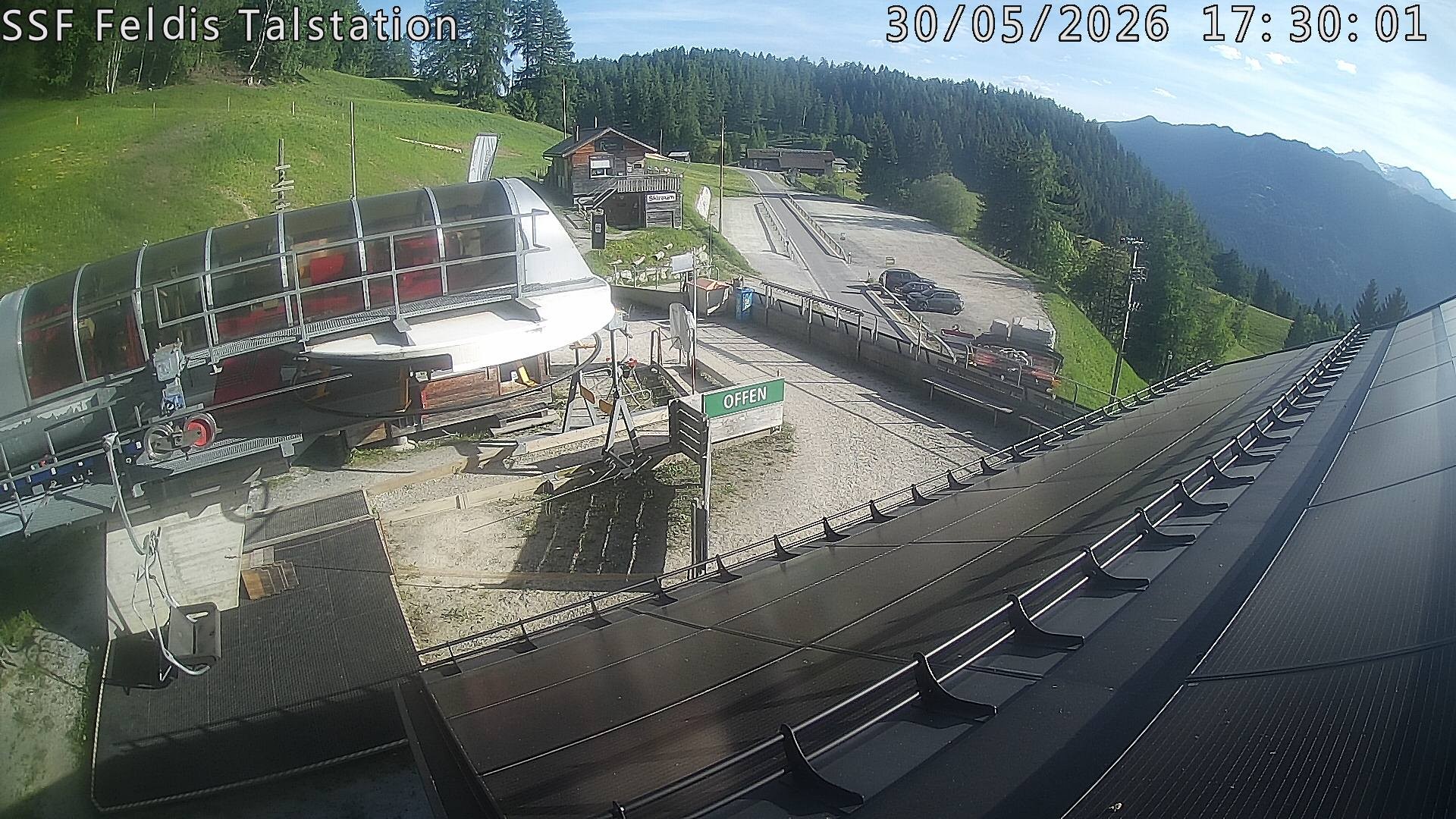 Archiv Foto Webcam Talstation Feldis/ Veulden
